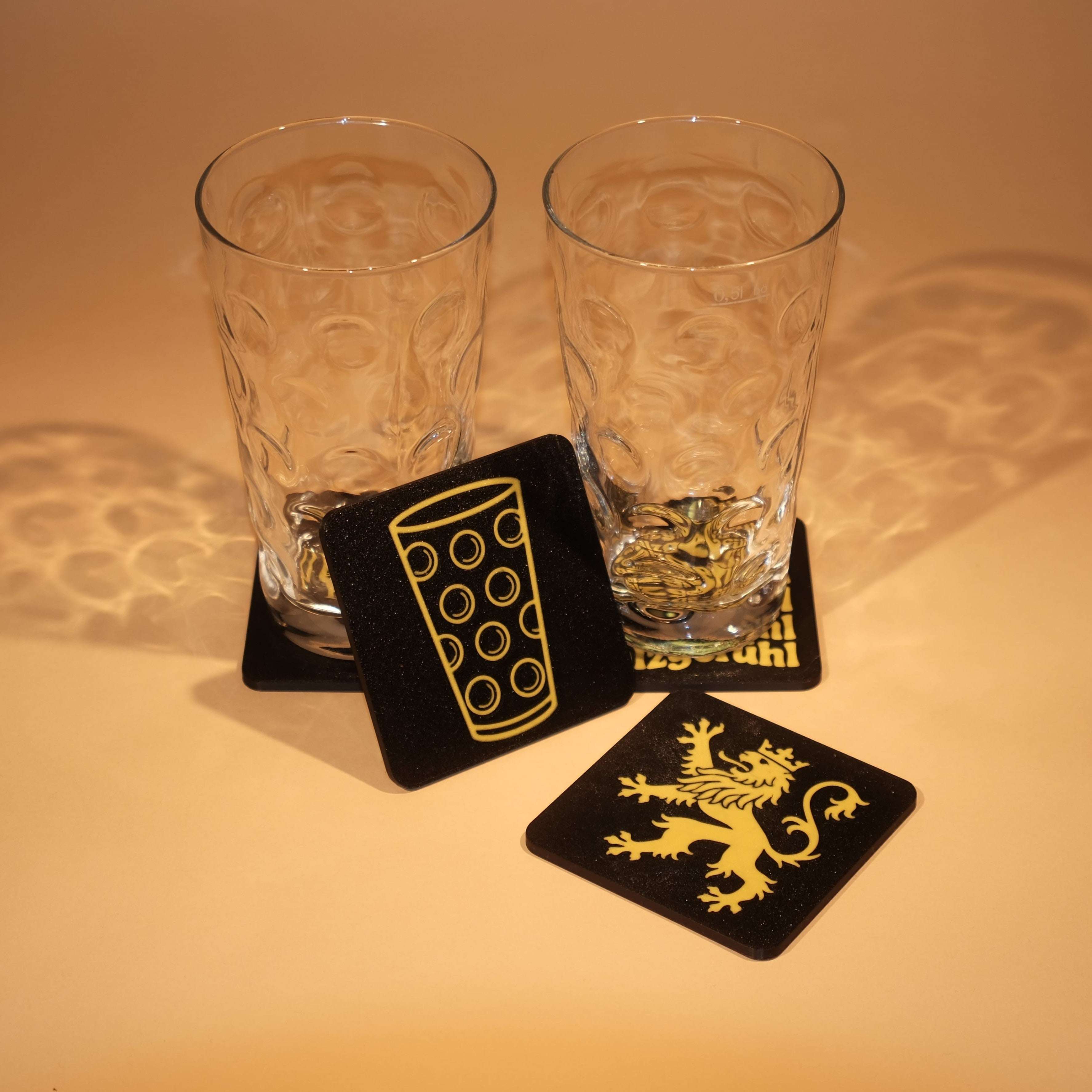 Untersetzer Bundle „Pfalz“ – 4er Set mit Pfälzer Motiven