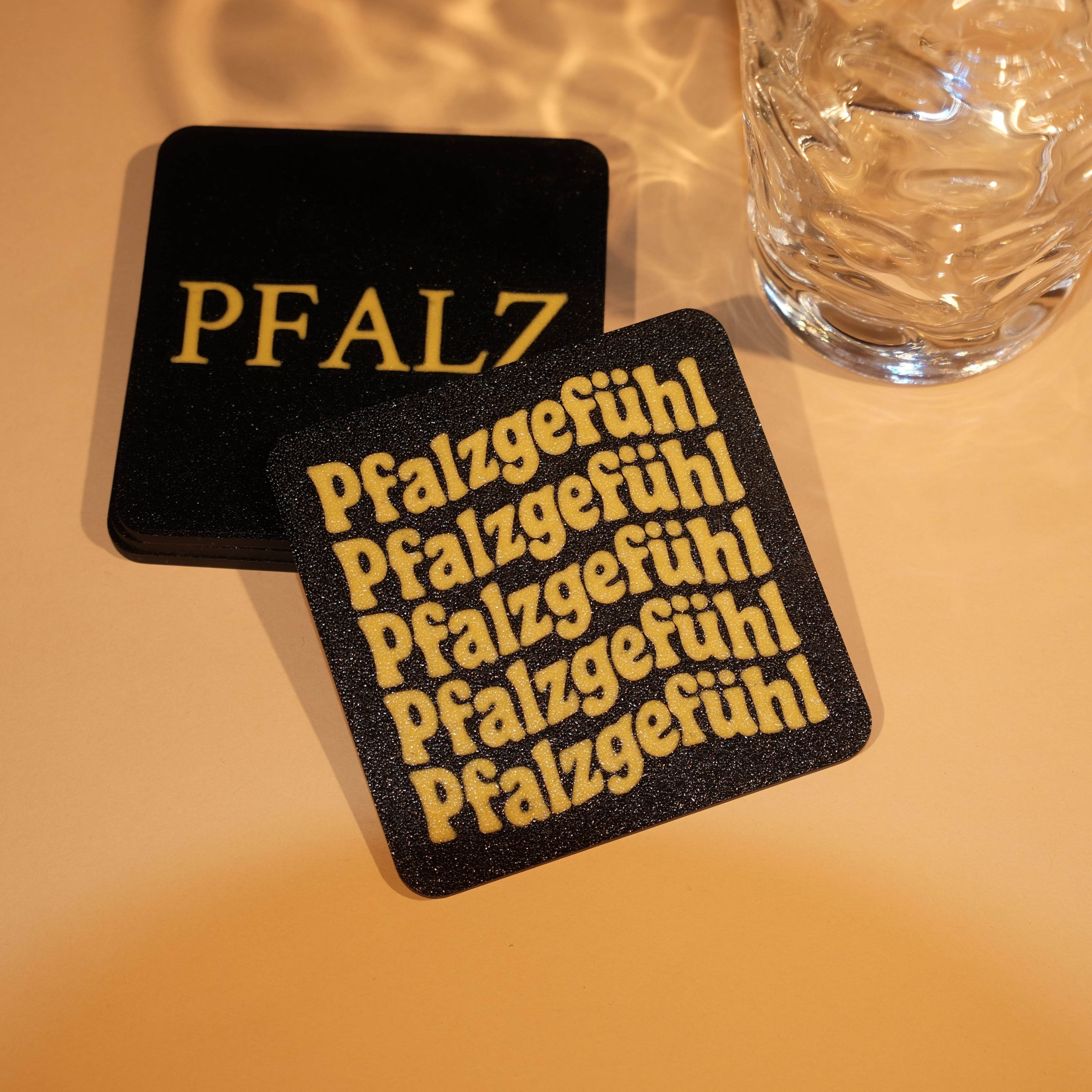Untersetzer Bundle „Pfalz“ – 4er Set mit Pfälzer Motiven