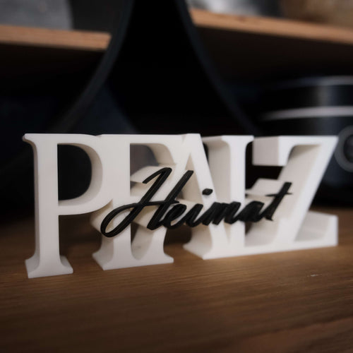 „Pfalz - Heimat“ - Deko Aufsteller für echte Pfälzer