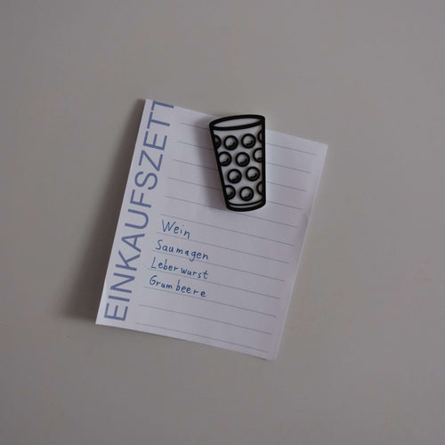 Dubbeglas Kühlschrank Magnet