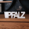Pfalz Aufsteller mit Dubbeglas – Pfälzer Deko mit Kultfaktor