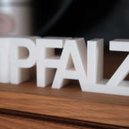 Pfalz Aufsteller mit Dubbeglas – Pfälzer Deko mit Kultfaktor