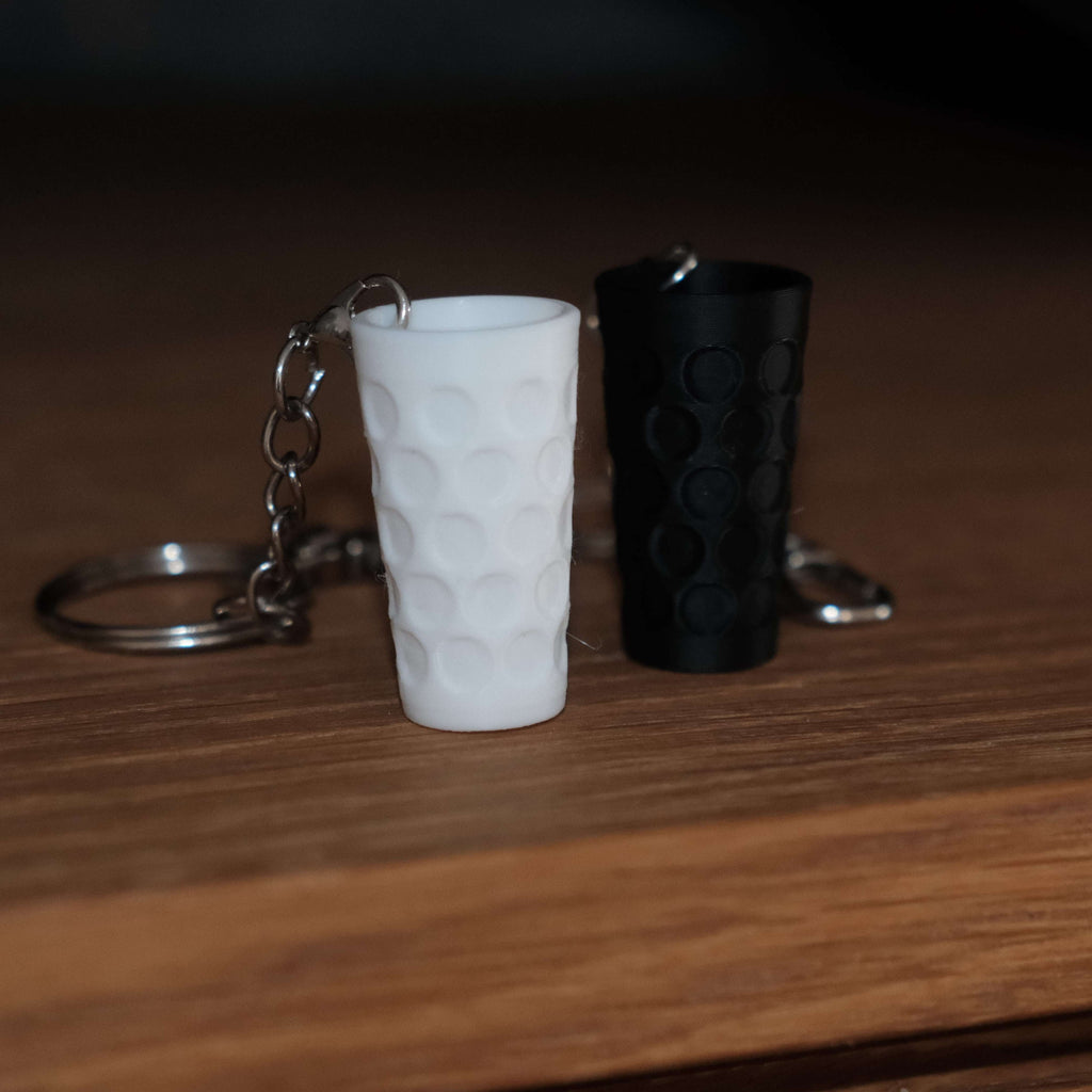 Dubbeglas Schlüsselanhänger