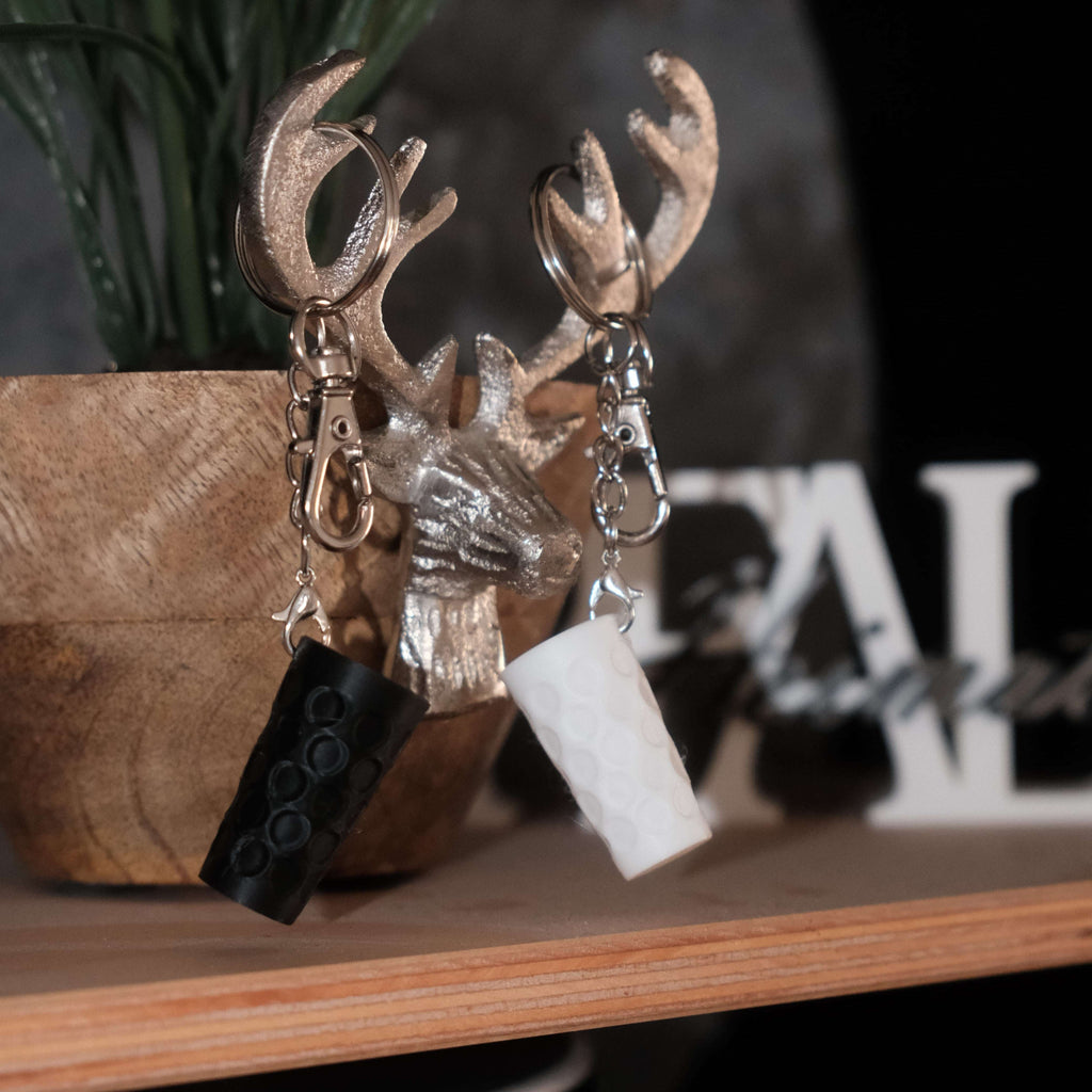 Dubbeglas Schlüsselanhänger