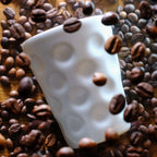 Dubbe Kaffeebecher 0,25L - Keramik Dubbetasse ohne Henkel