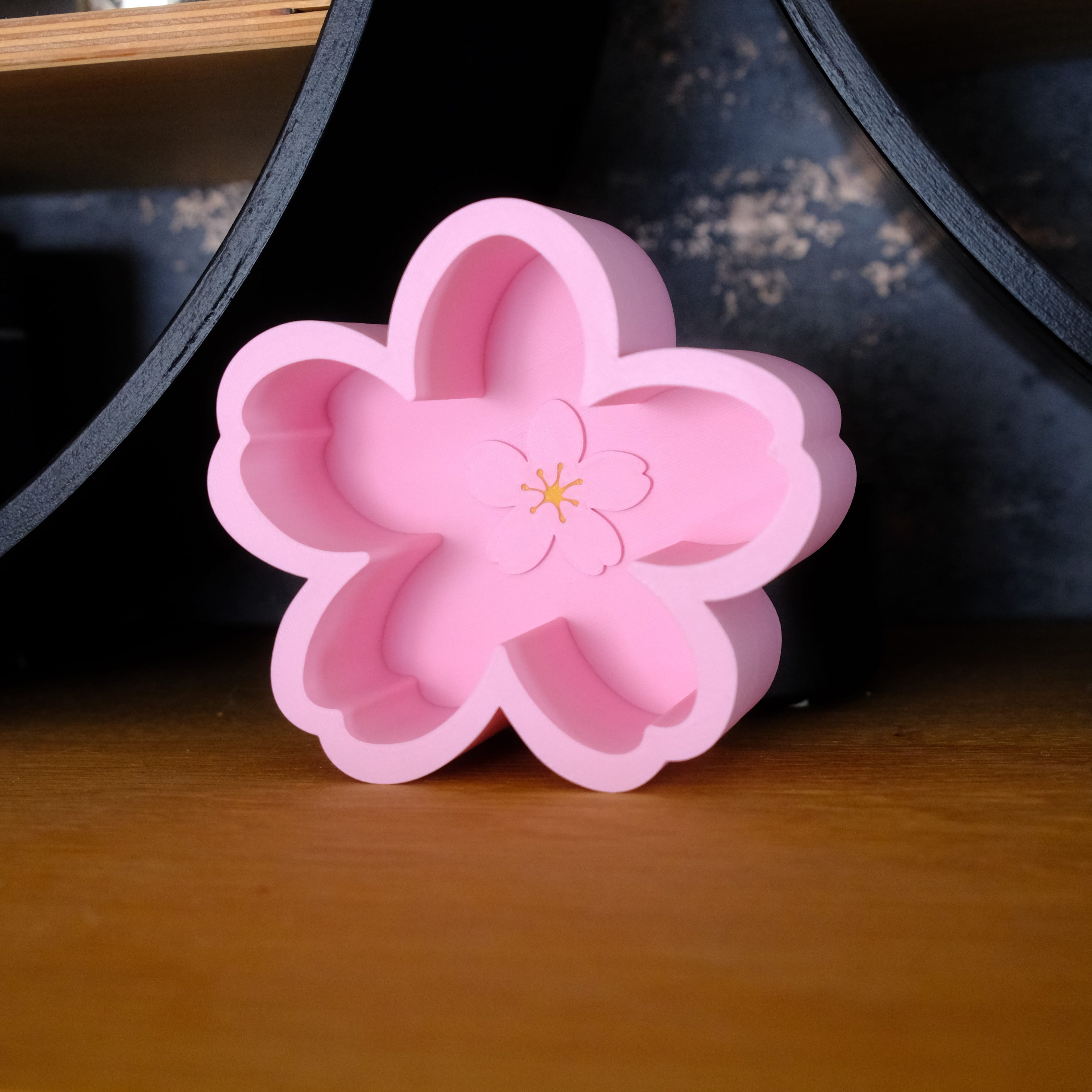 Mandelblüten Schmuckschale & Deko Aufsteller - Pfalz