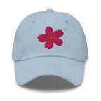 Mandelblüte Dad Cap - Pfälzer Löwen Kappe - Pfalz Mandelwochen - hell baby blau