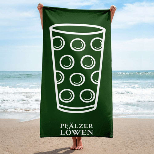 Dubbe Strandtuch – Pfälzer Strandgefühl für Pool und Bad - Pfälzer Löwen