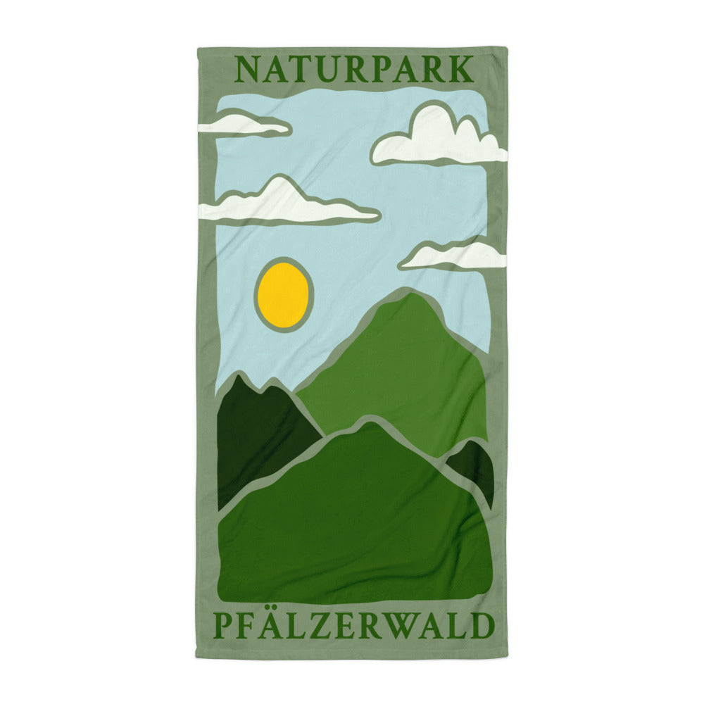 Naturpark Pfälzerwald Strandtuch – Badetuch & Handtuch für Pfalz-Fans - Pfälzer Löwen