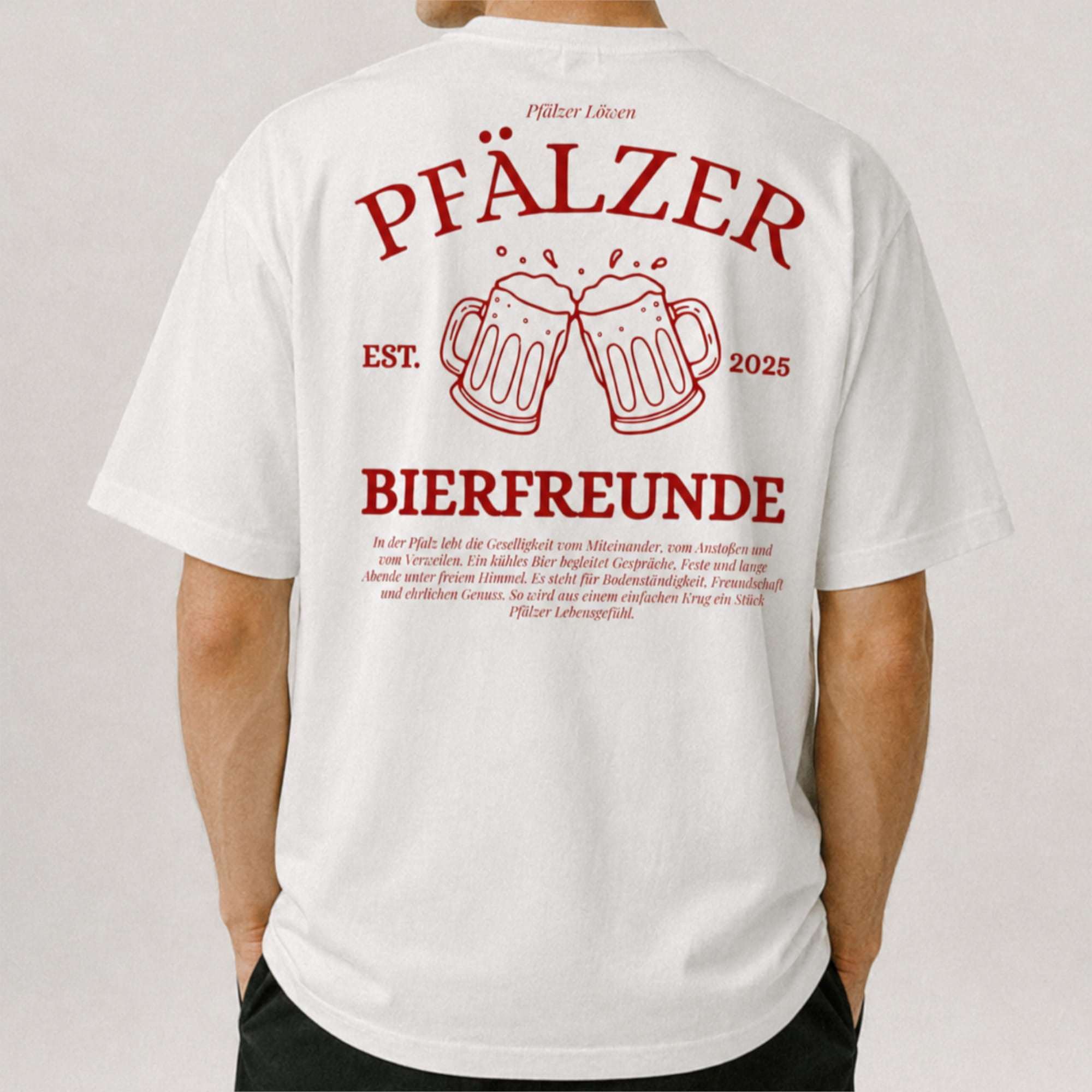 Pfälzer Bierfreunde Shirt Unisex | Bier aus der Pfalz T-Shirt | Pfälzer Löwen