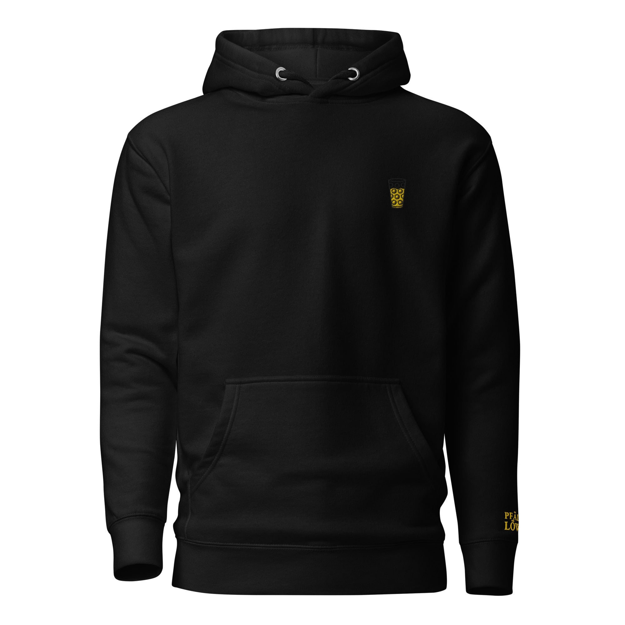 Gesticktes "Dubbeglas" Hoodie Unisex