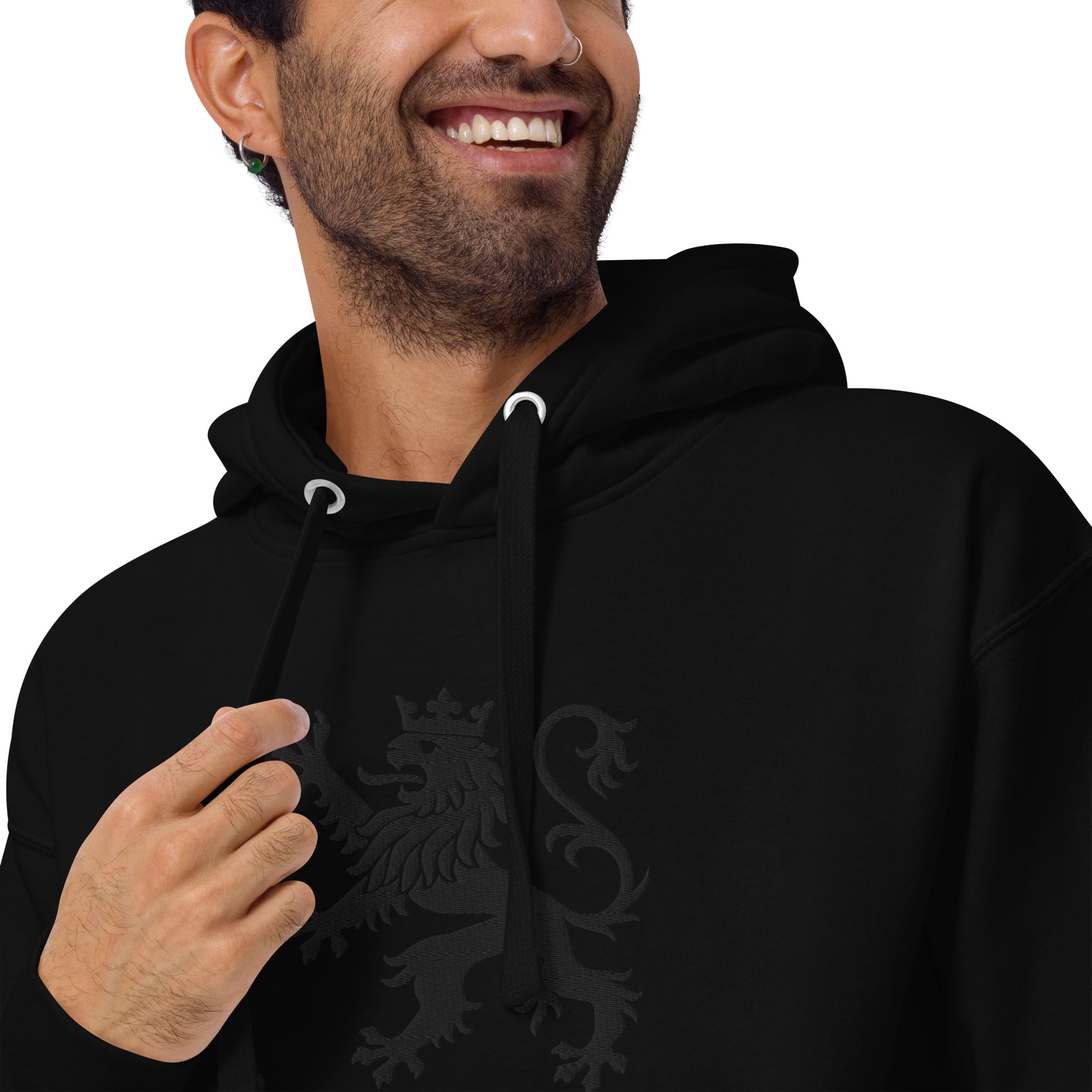 Pfälzer Löwe Schlichter Stick Hoodie Unisex