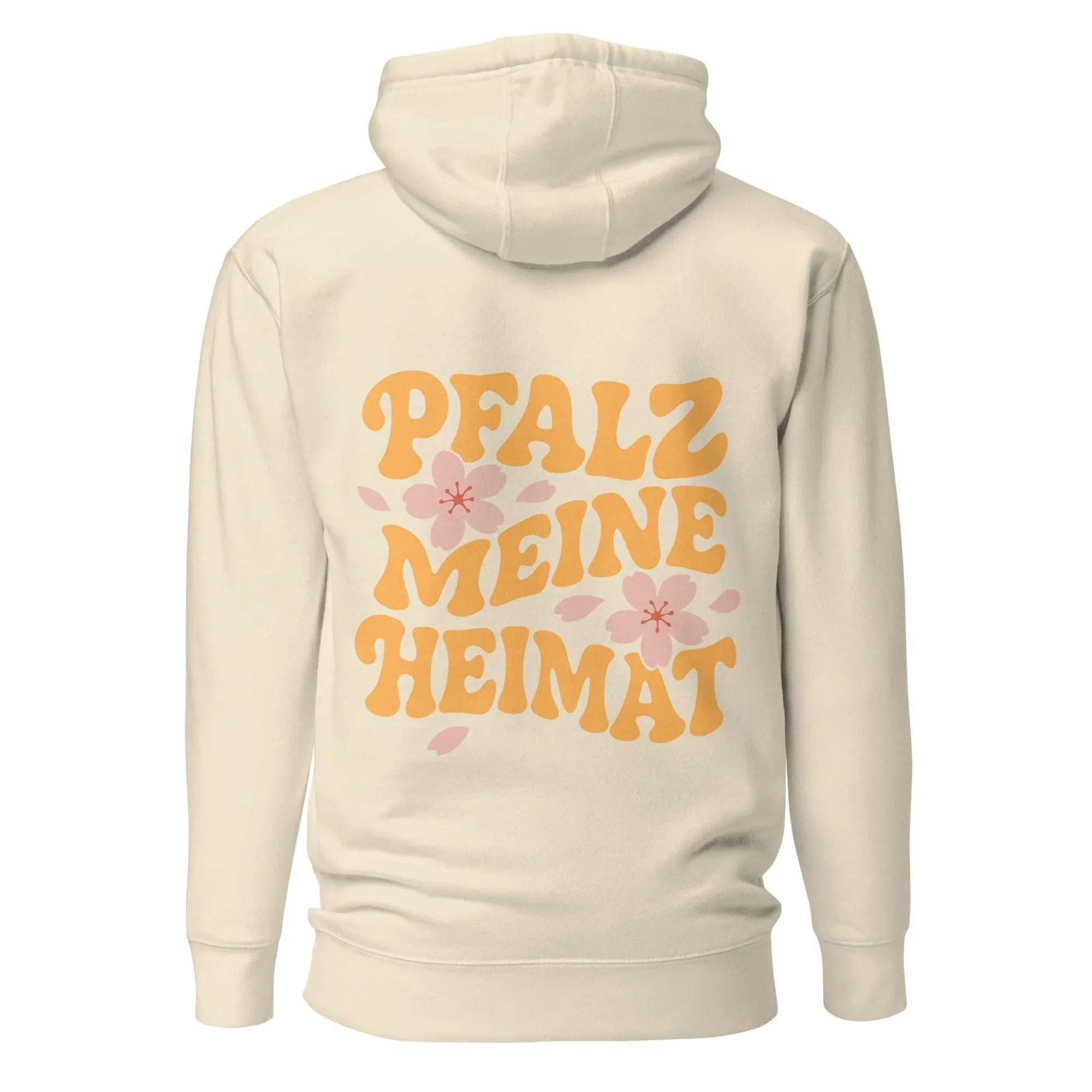 "Pfalz - Meine Heimat" Mandelblüten Hoodie Unisex - Pfälzer Löwen