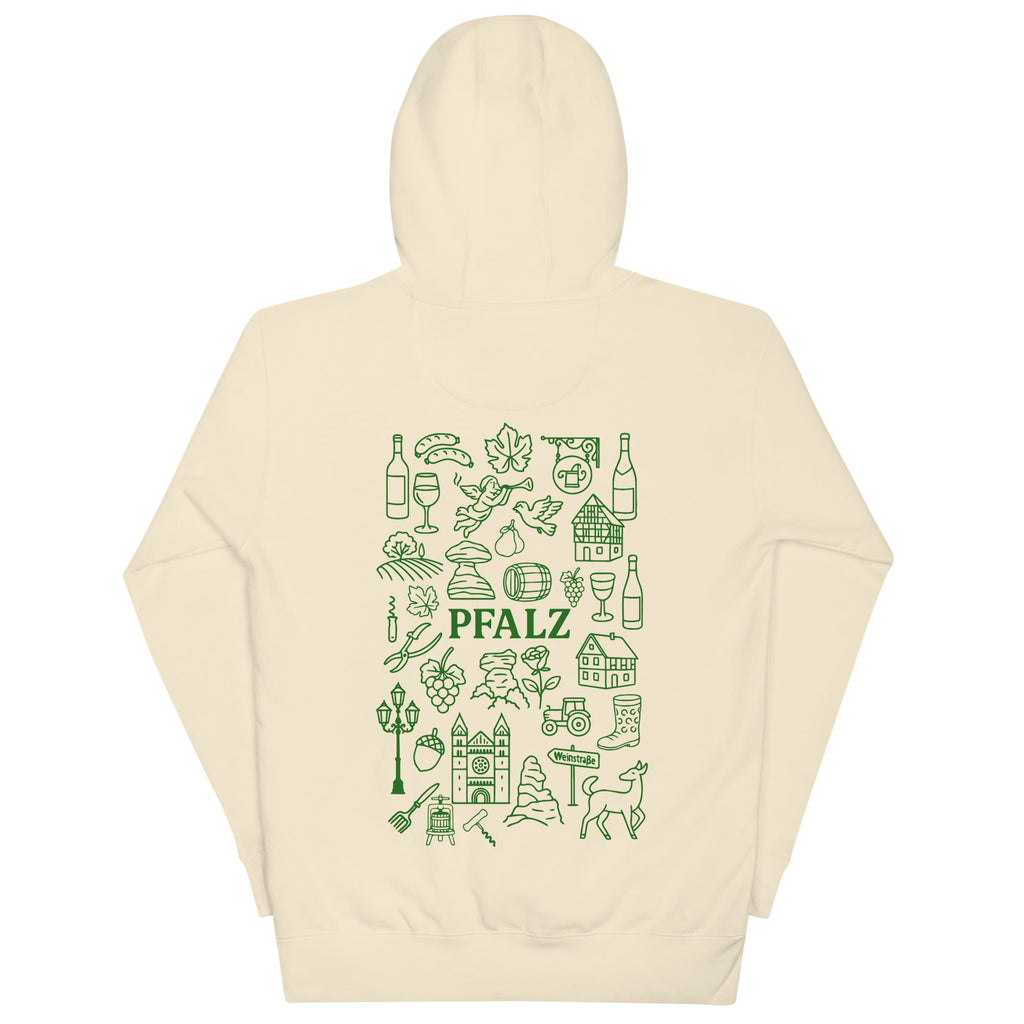 "Pfalz" Icons Backprint Hoodie Unisex