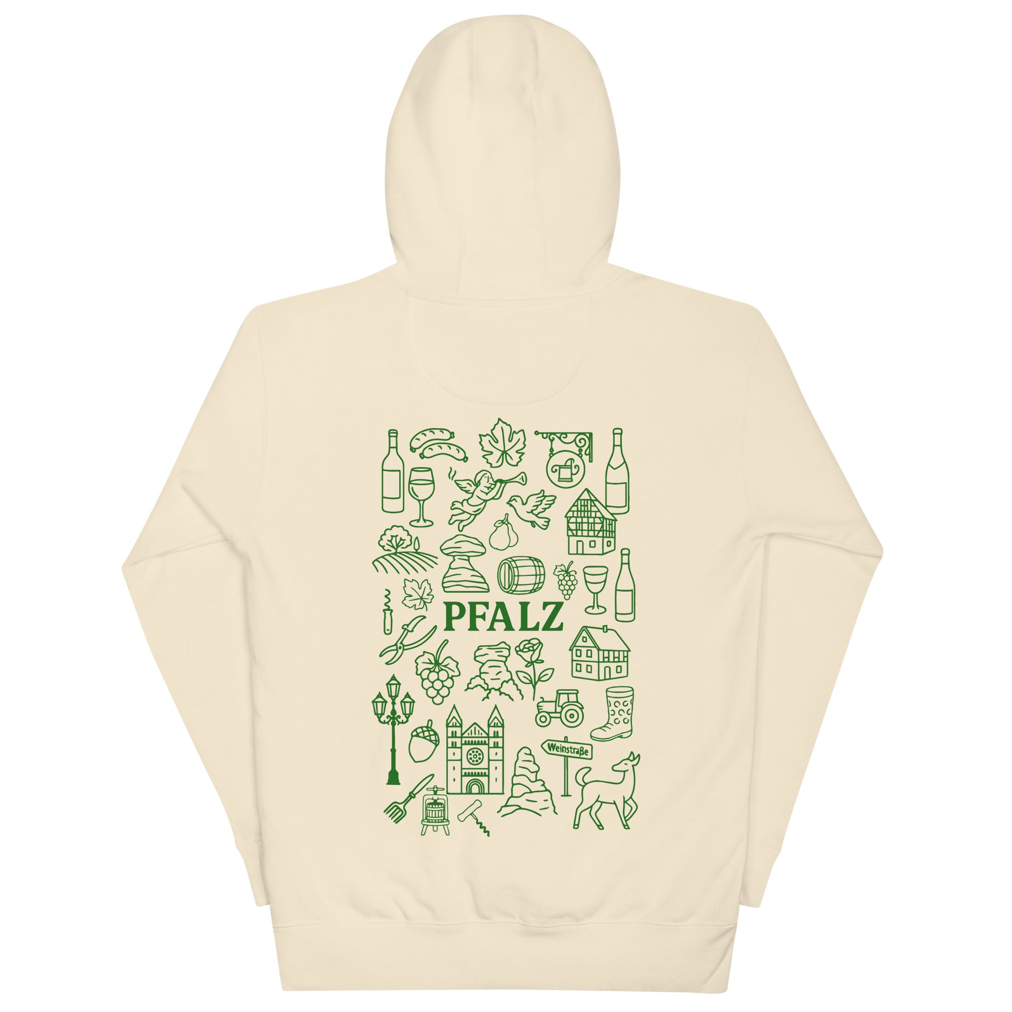 "Pfalz" Icons Backprint Hoodie Unisex