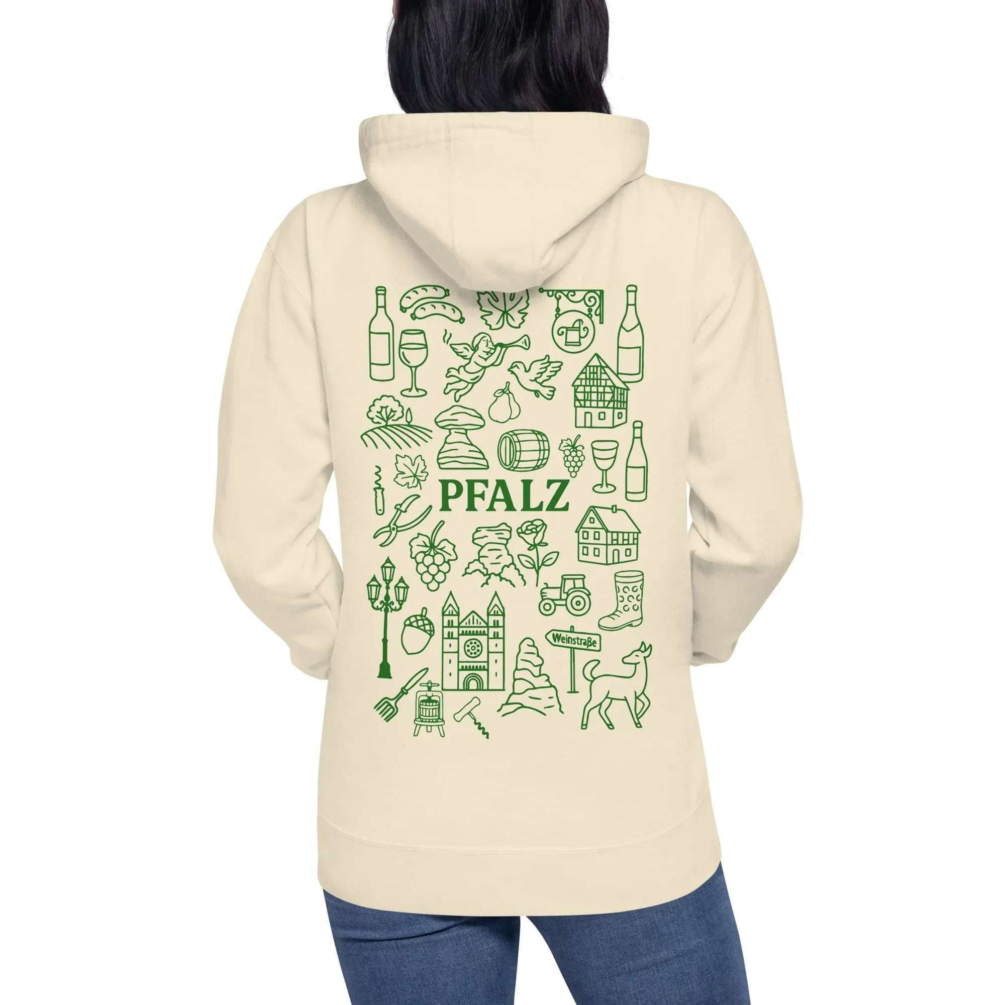 "Pfalz" Icons Backprint Hoodie Unisex - Pfälzer Löwen