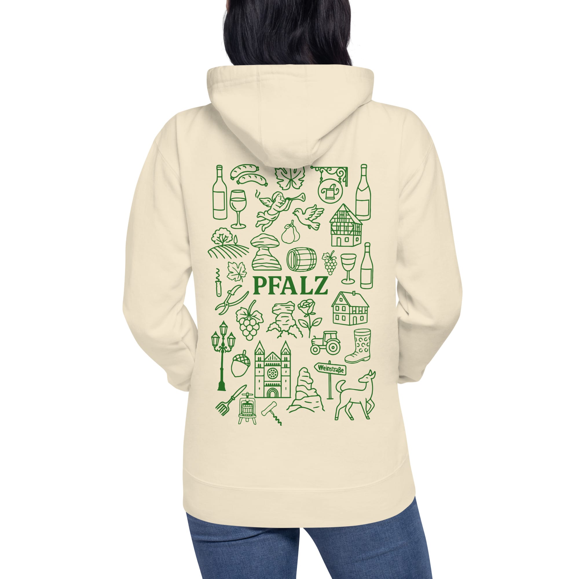 "Pfalz" Icons Backprint Hoodie Unisex