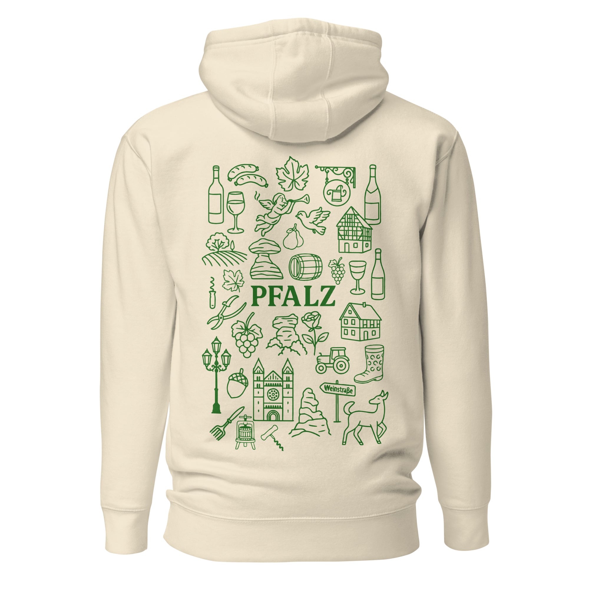 "Pfalz" Icons Backprint Hoodie Unisex
