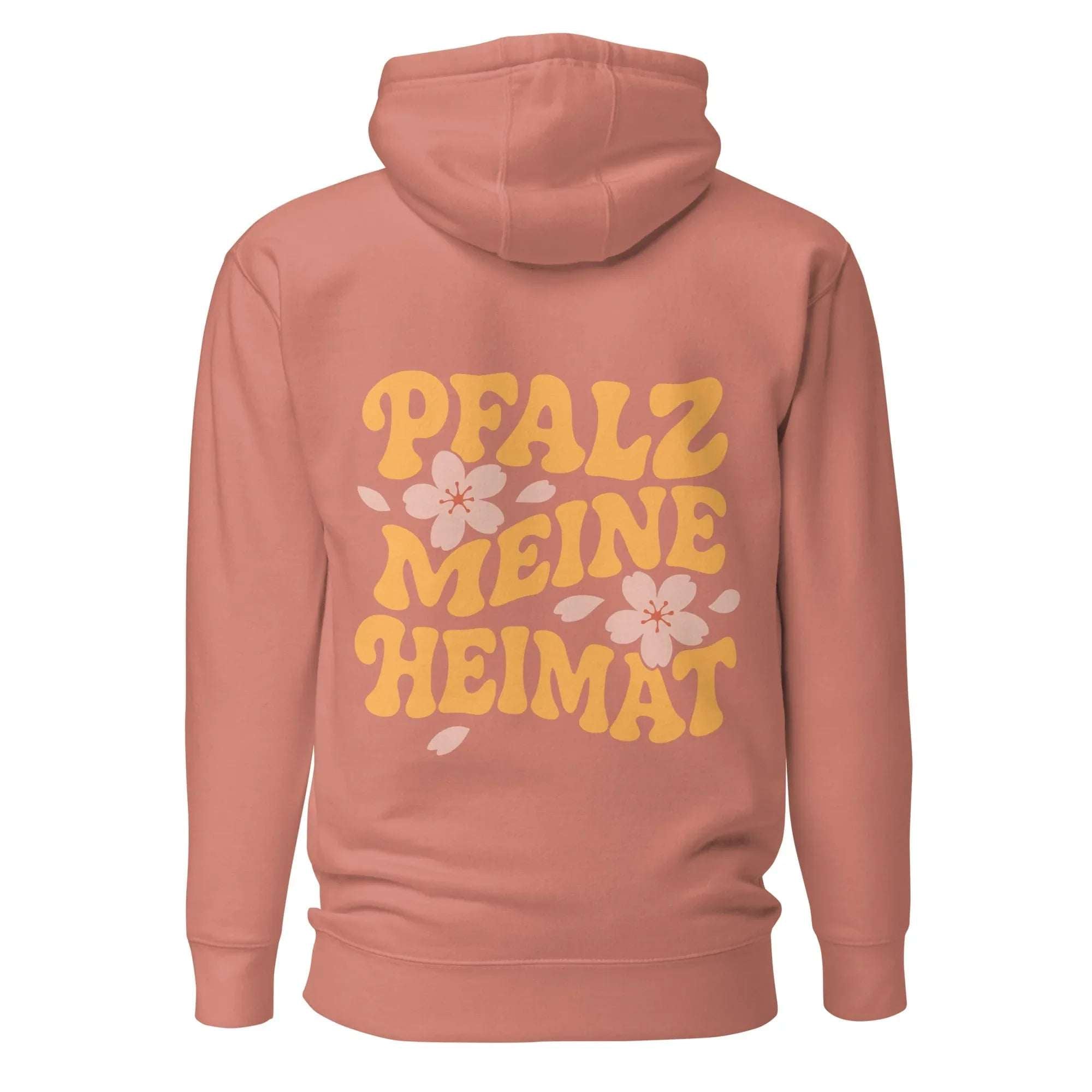 "Pfalz - Meine Heimat" Mandelblüten Hoodie Unisex - Pfälzer Löwen