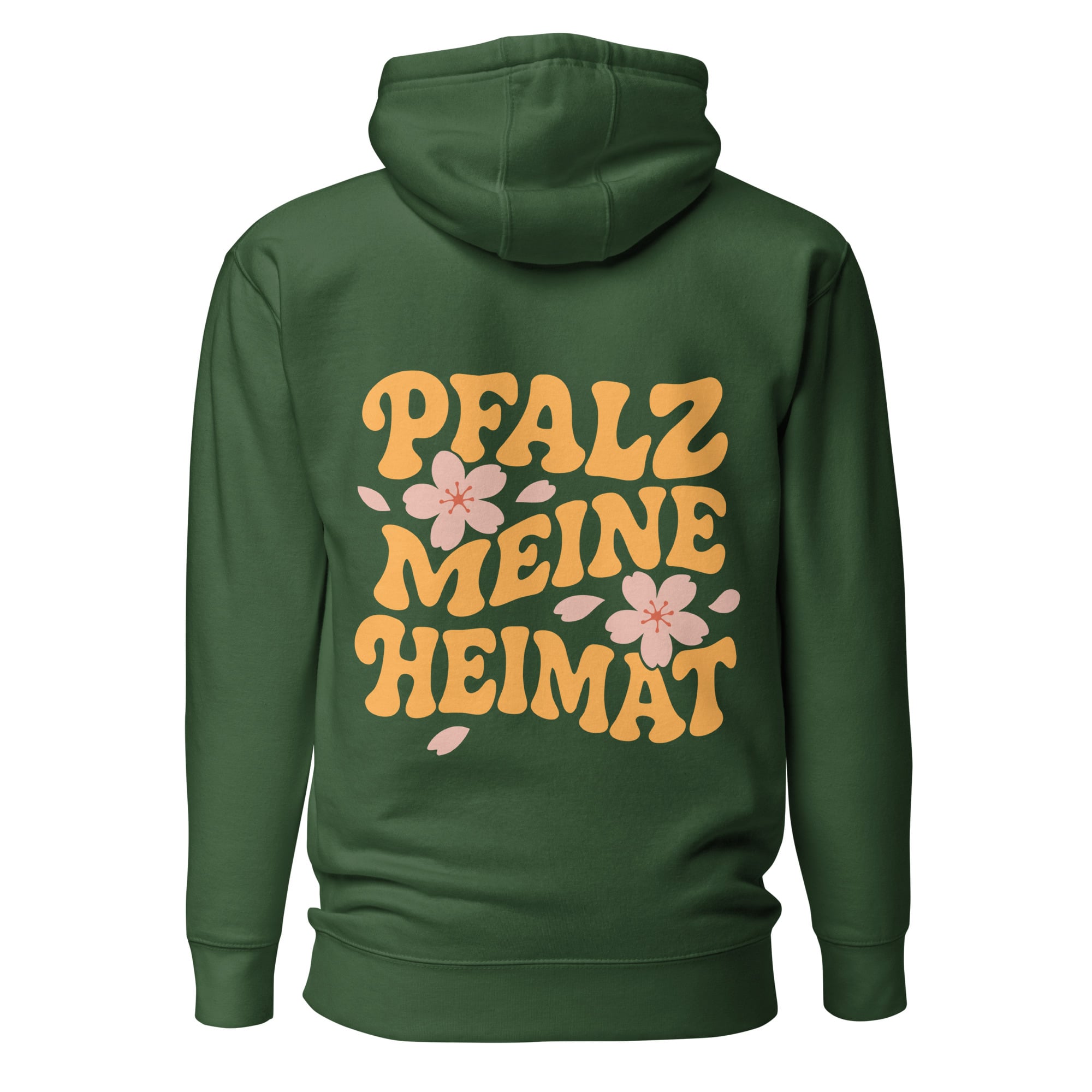 "Pfalz - Meine Heimat" Mandelblüten Hoodie Unisex