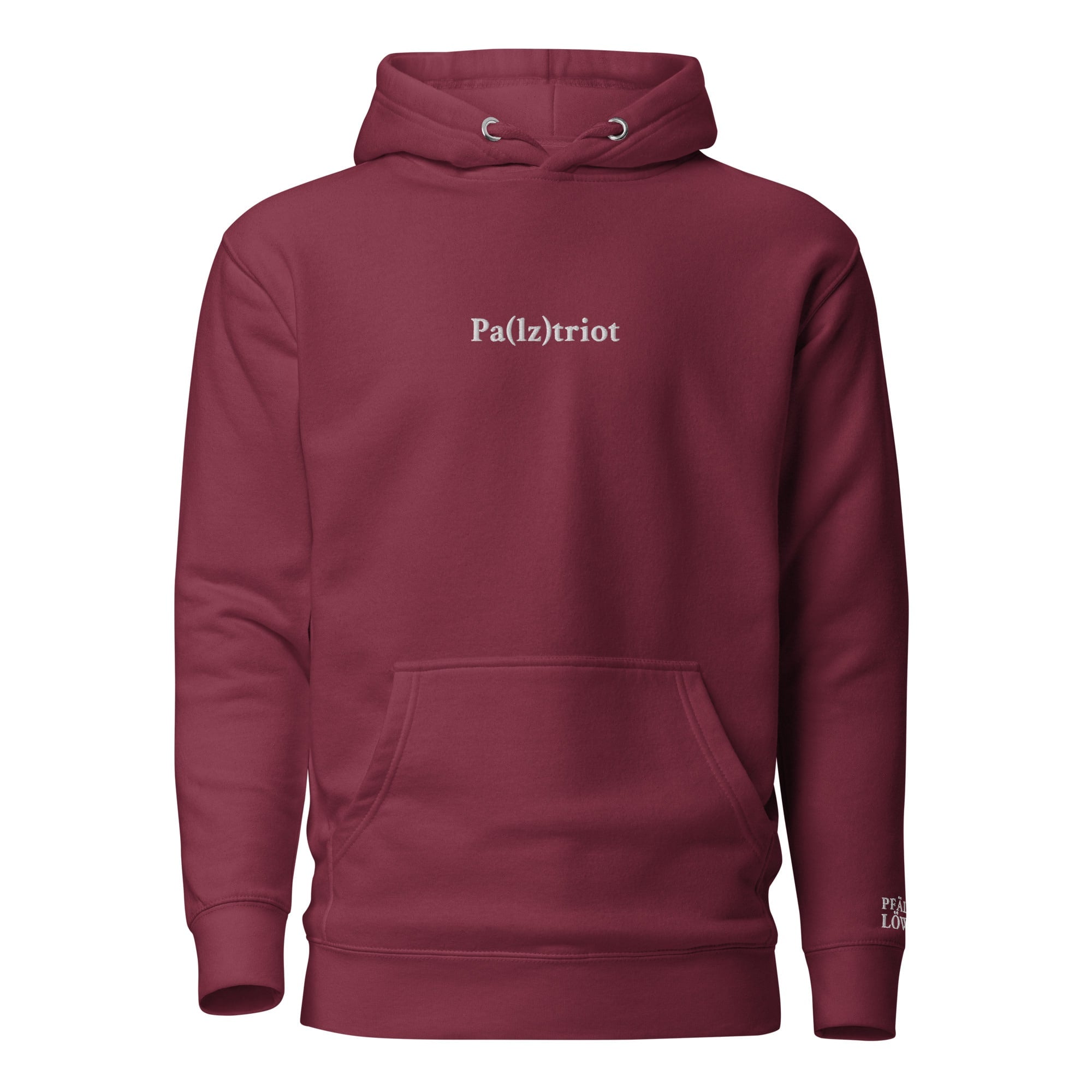 Gestickter "Pa(lz)triot" Hoodie Unisex