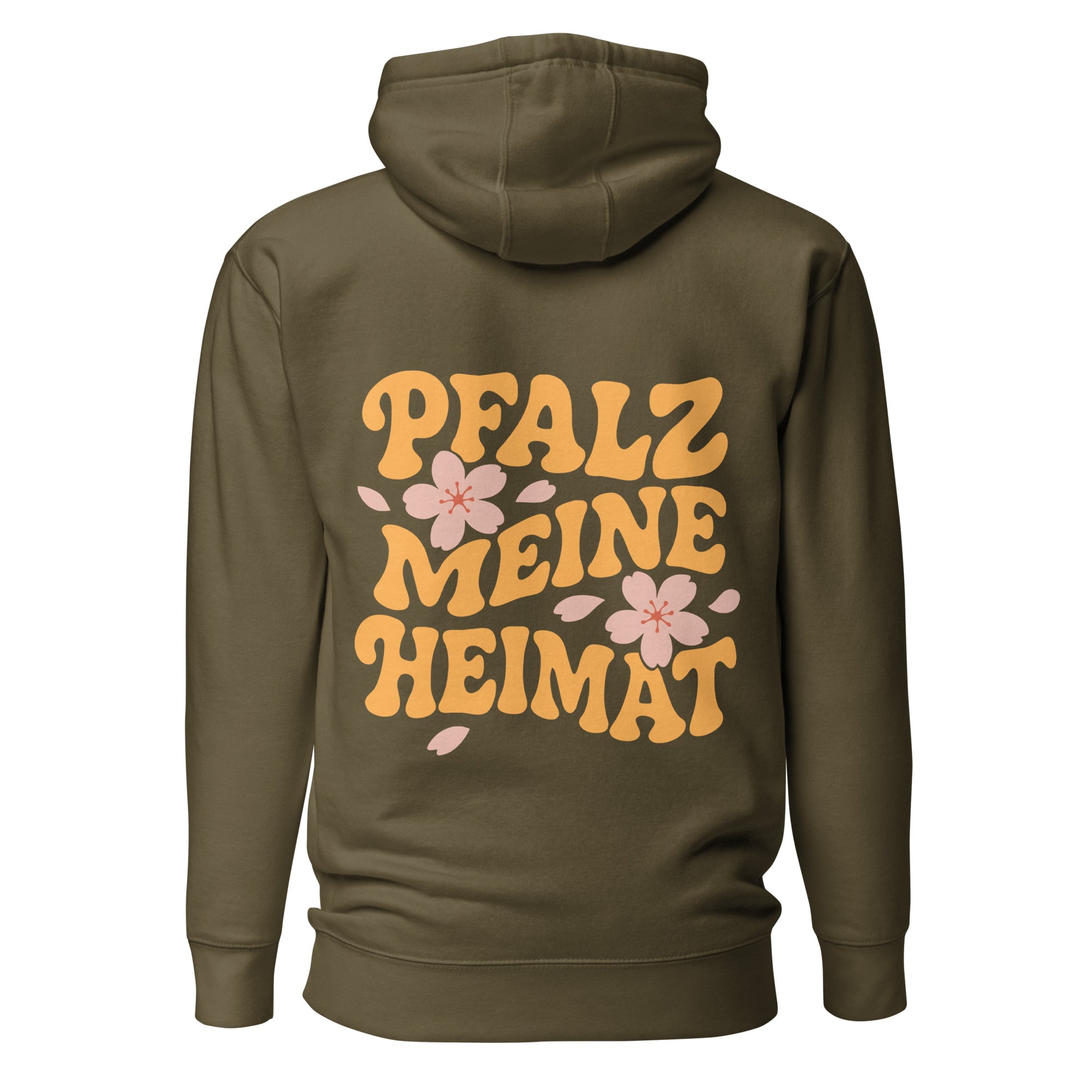 "Pfalz - Meine Heimat" Mandelblüten Hoodie Unisex