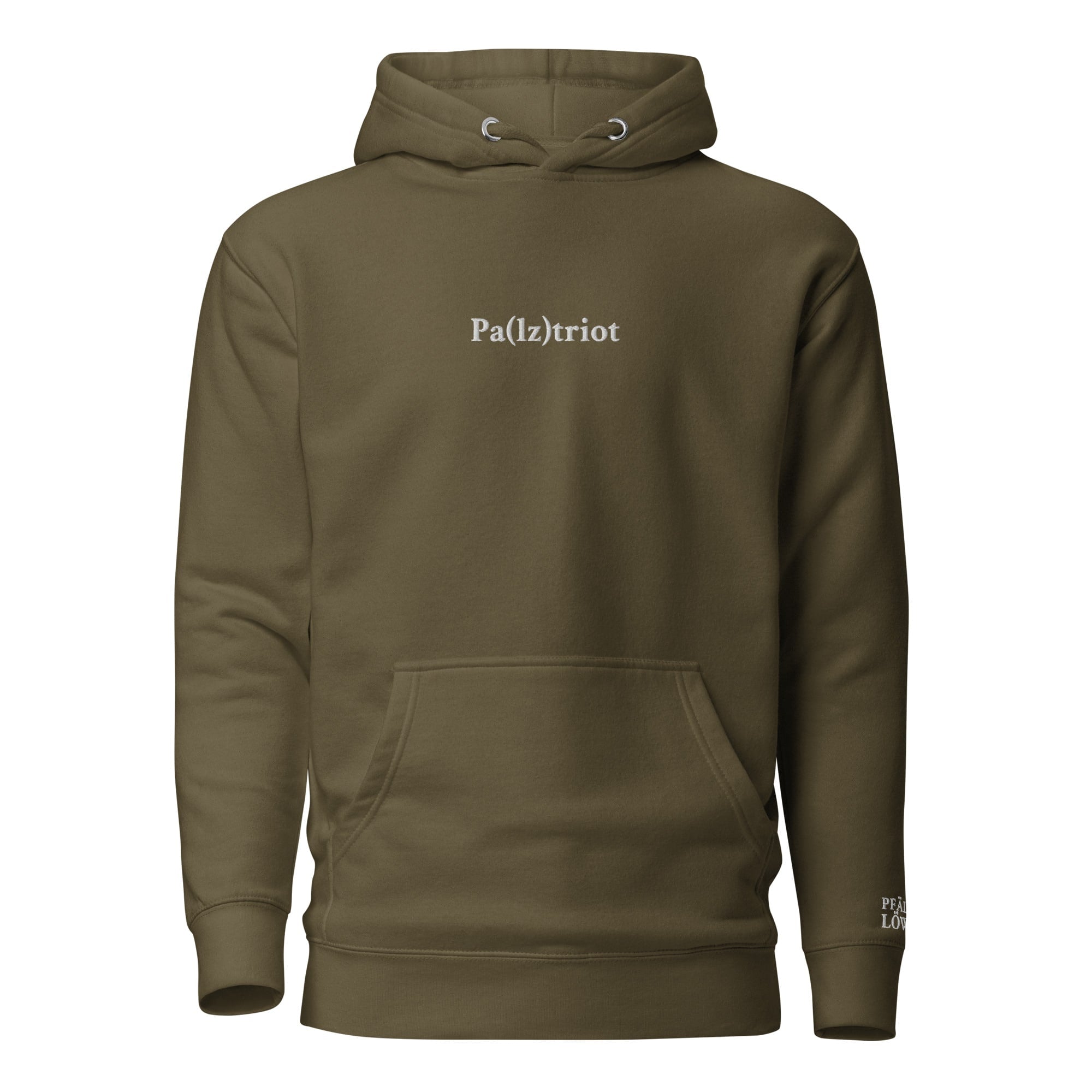 Gestickter "Pa(lz)triot" Hoodie Unisex