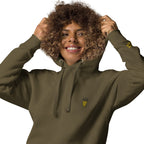 Gesticktes "Dubbeglas" Hoodie Unisex