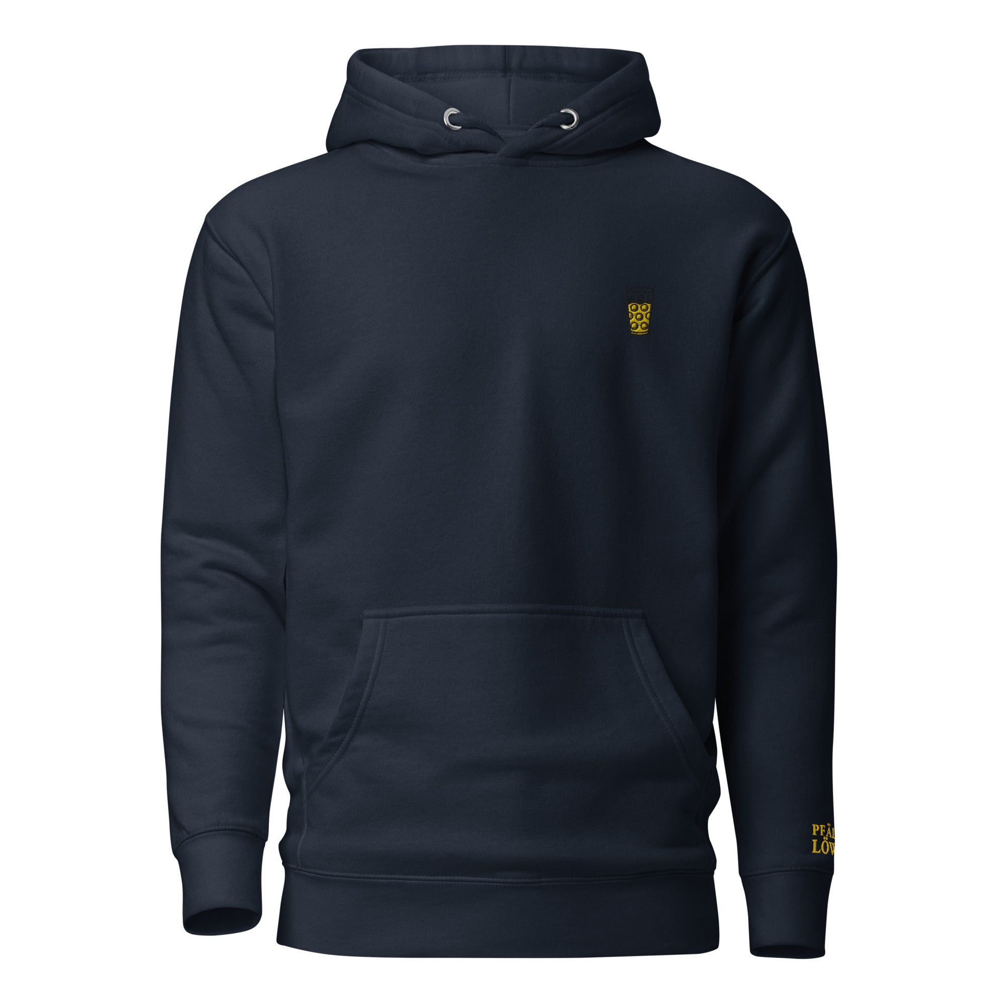 Gesticktes "Dubbeglas" Hoodie Unisex