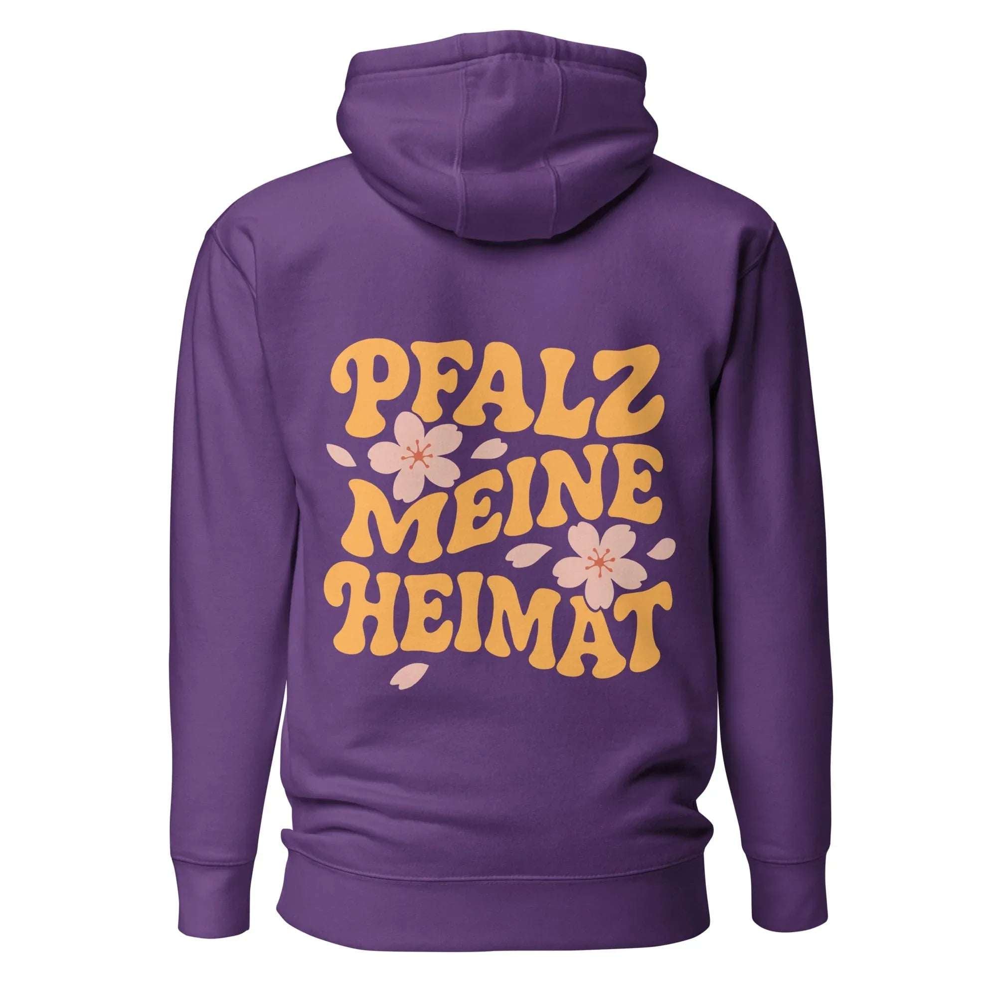 "Pfalz - Meine Heimat" Mandelblüten Hoodie Unisex - Pfälzer Löwen