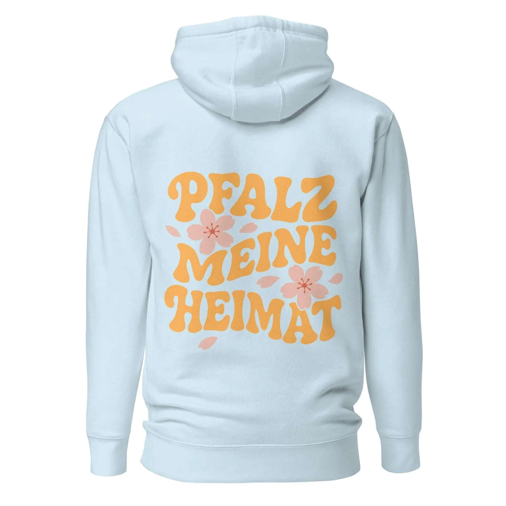 "Pfalz - Meine Heimat" Mandelblüten Hoodie Unisex - Pfälzer Löwen