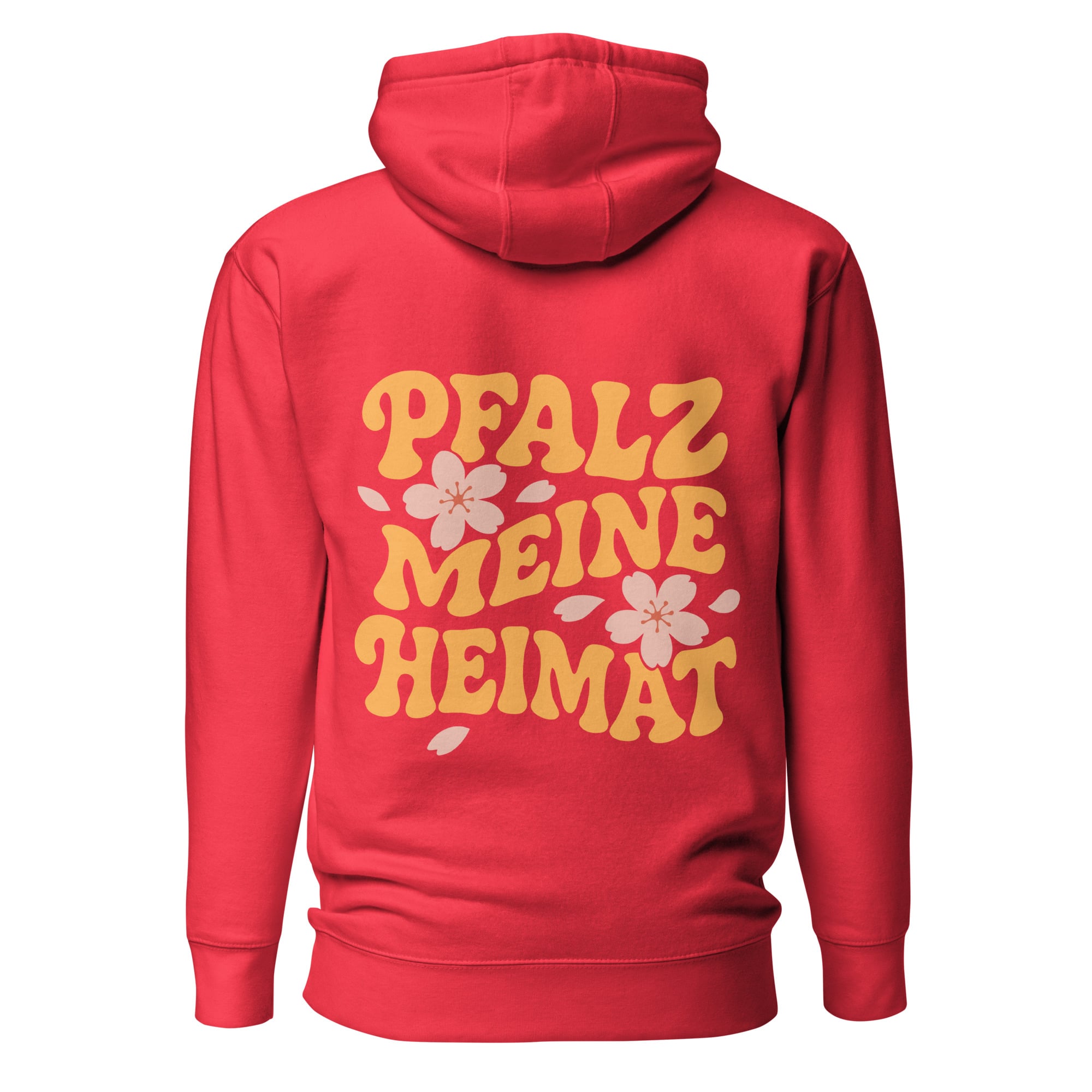 "Pfalz - Meine Heimat" Mandelblüten Hoodie Unisex
