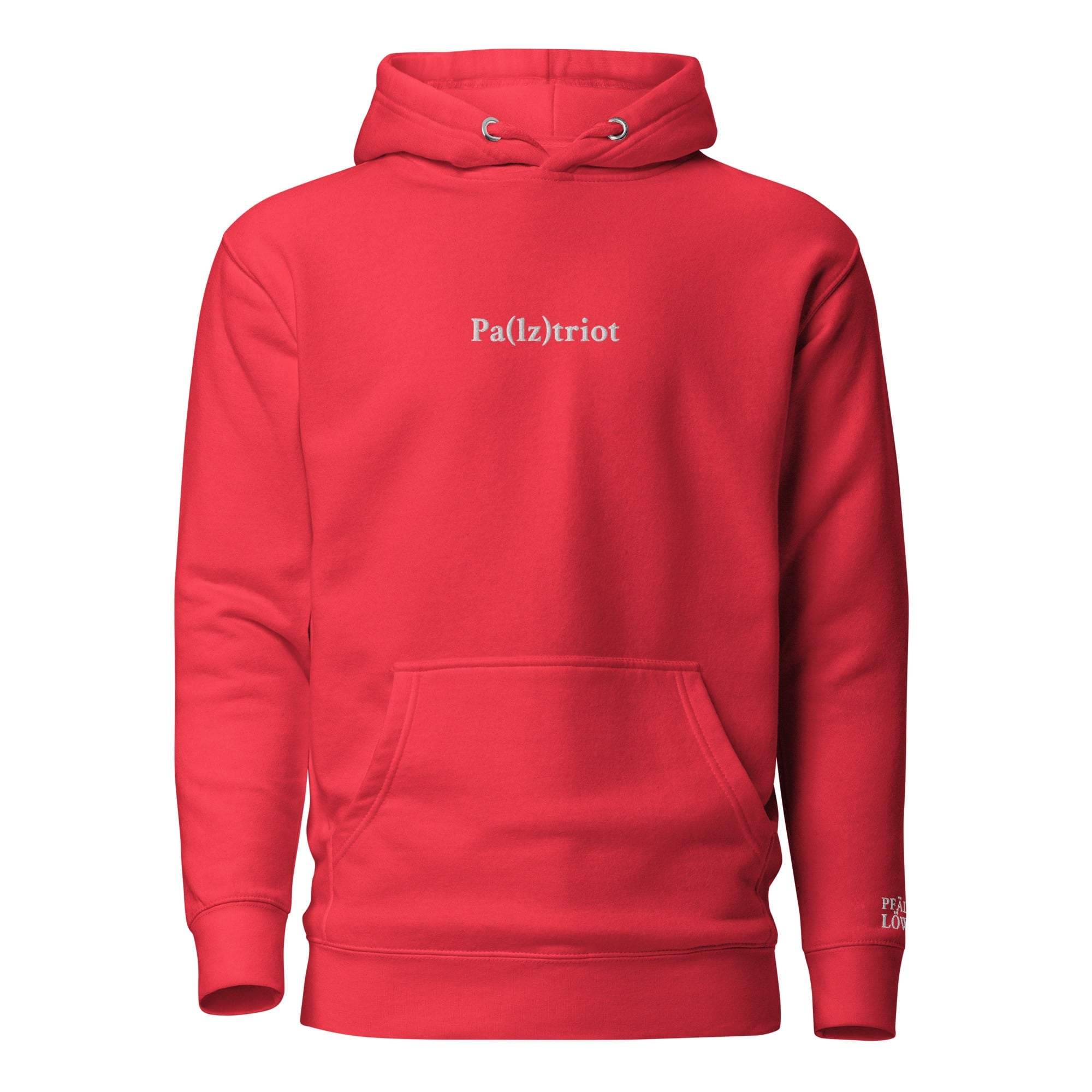 Gestickter "Pa(lz)triot" Hoodie Unisex