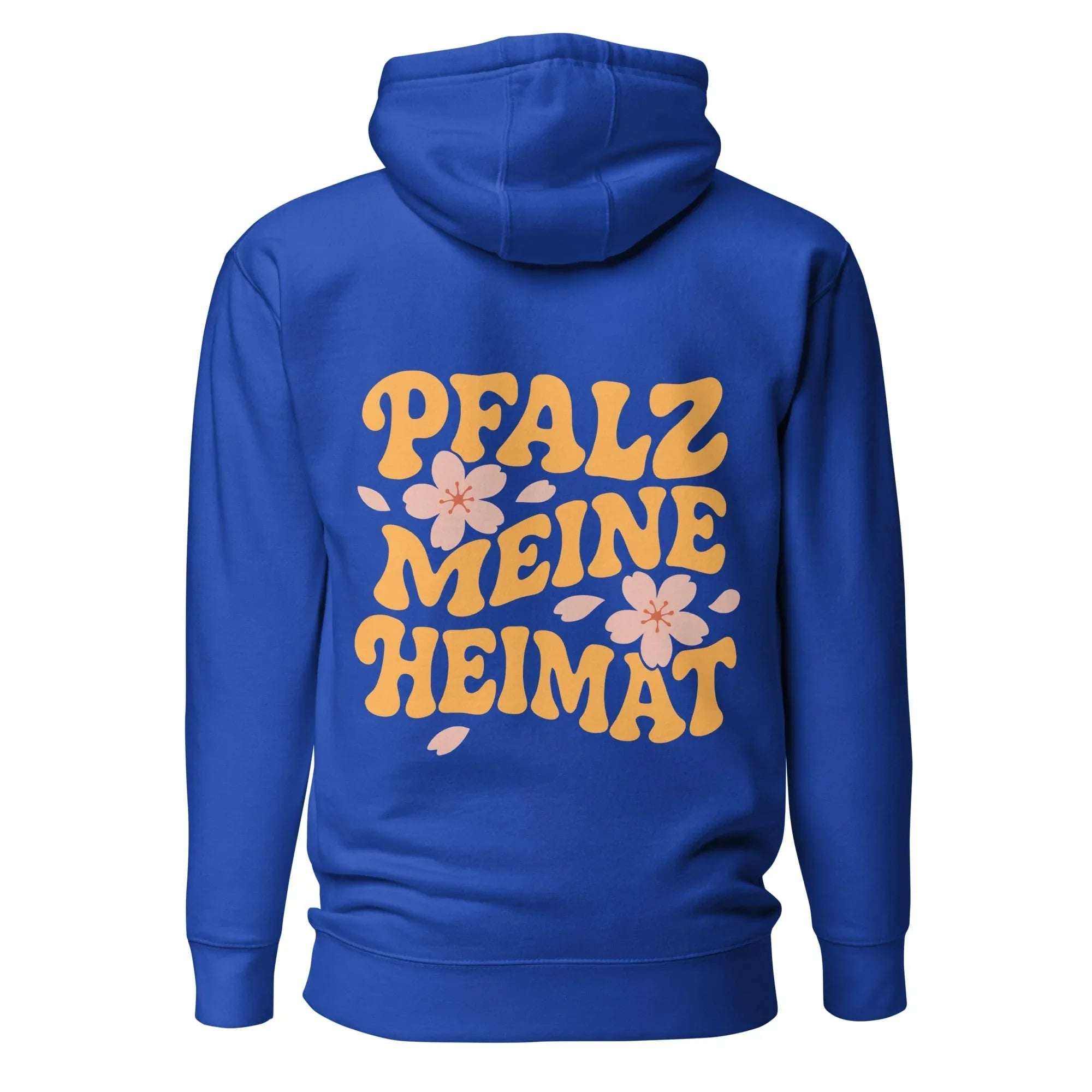"Pfalz - Meine Heimat" Mandelblüten Hoodie Unisex - Pfälzer Löwen