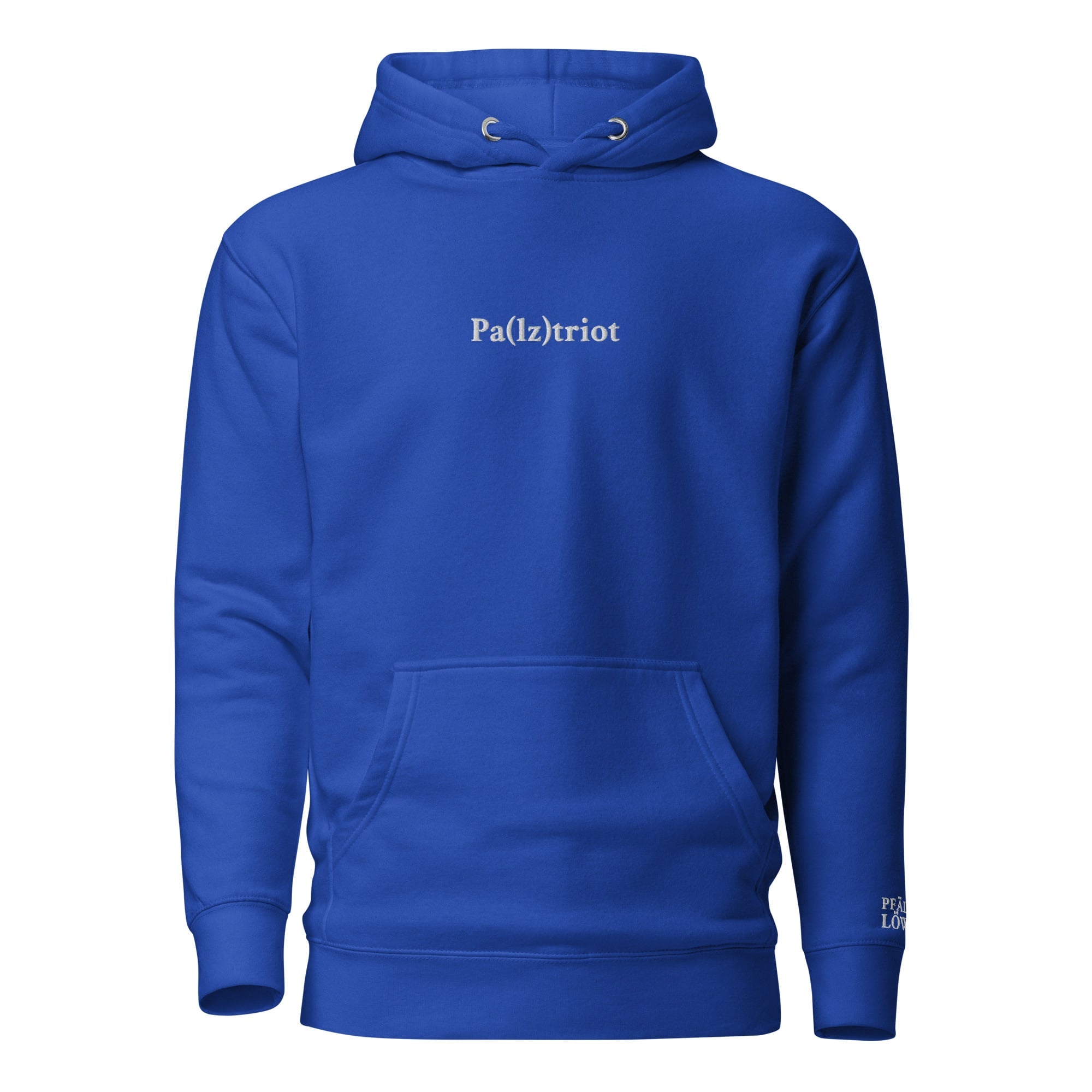 Gestickter "Pa(lz)triot" Hoodie Unisex