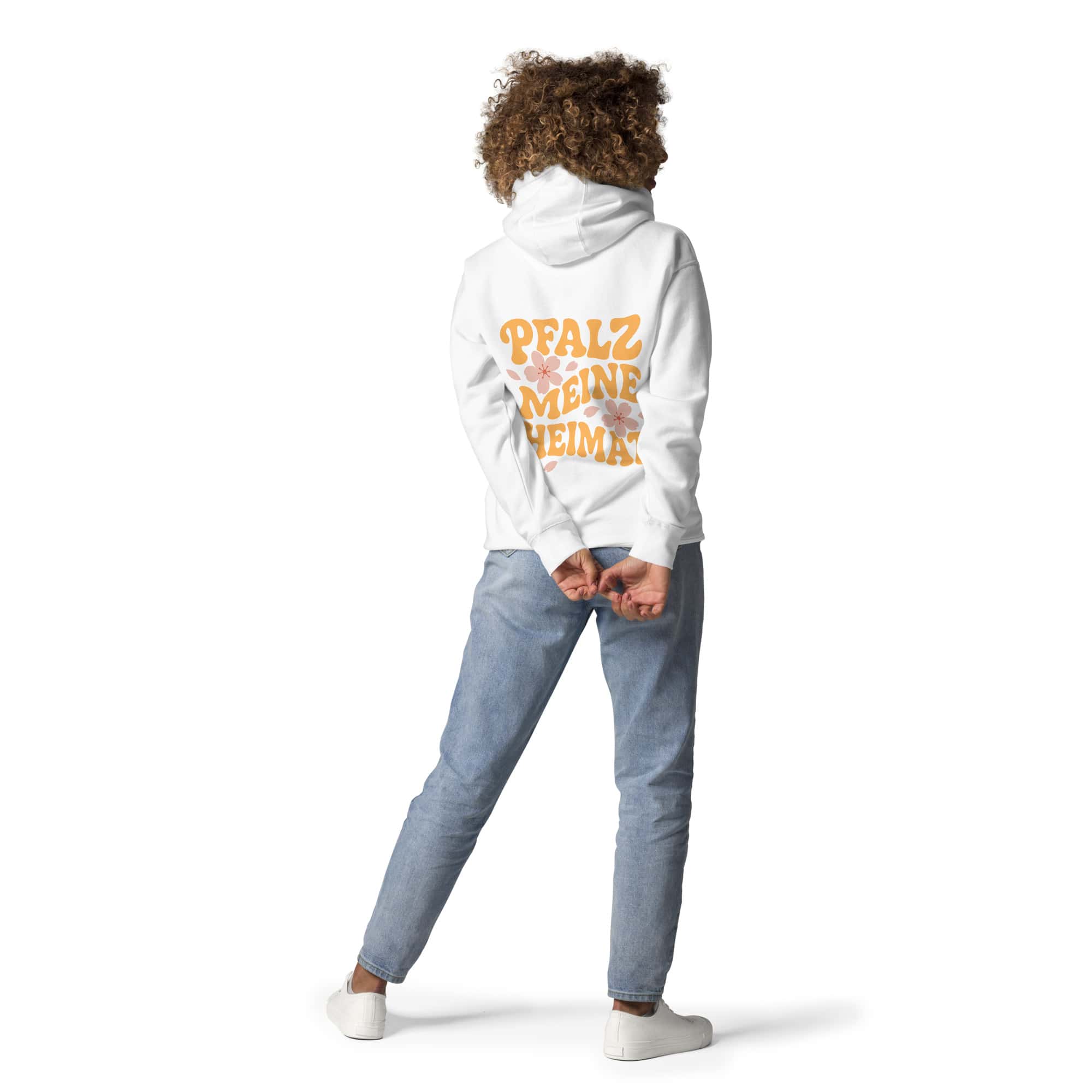 "Pfalz - Meine Heimat" Mandelblüten Hoodie Unisex
