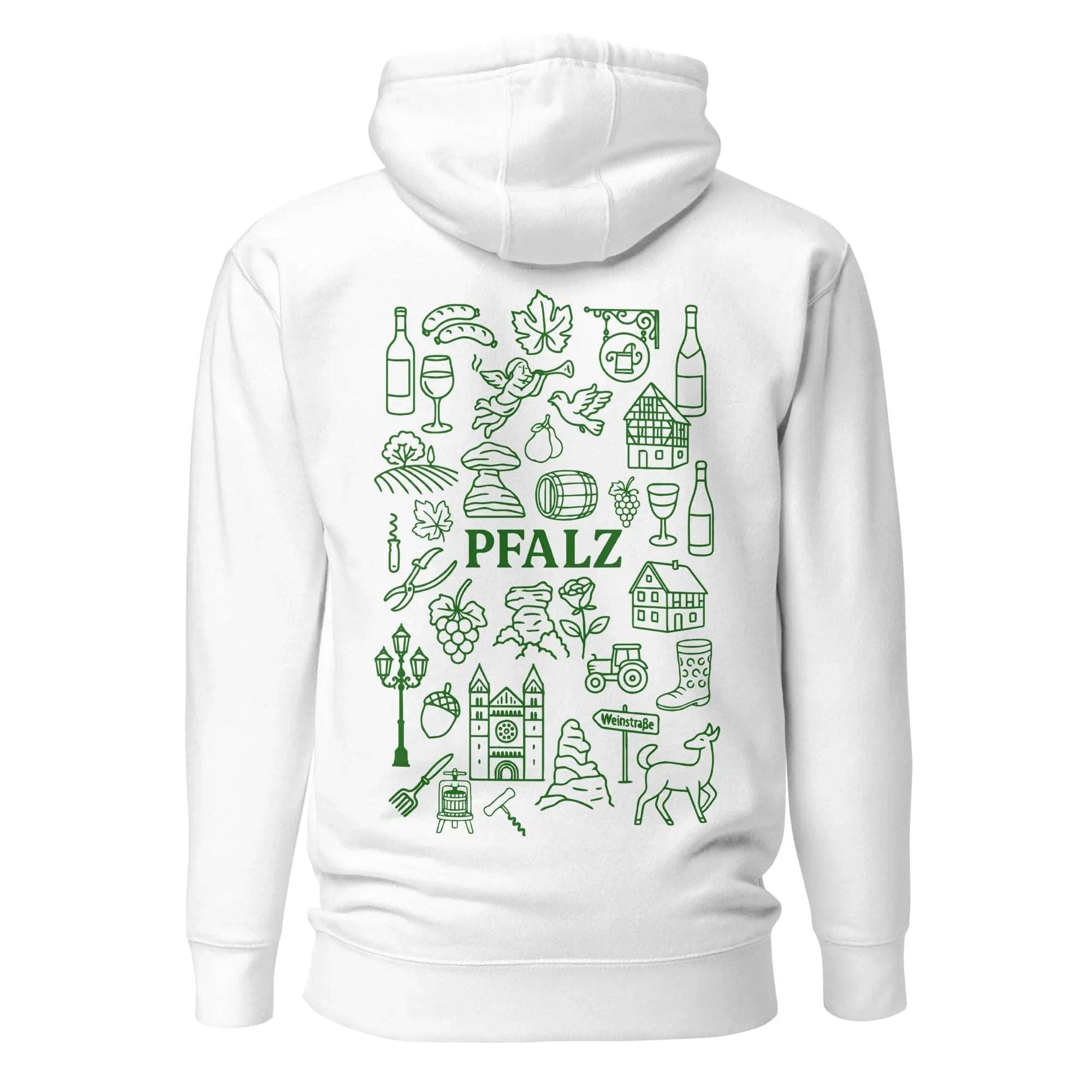 "Pfalz" Icons Backprint Hoodie Unisex - Pfälzer Löwen