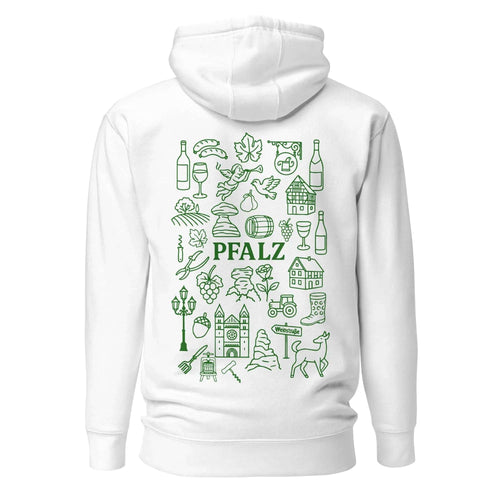 "Pfalz" Icons Backprint Hoodie Unisex - Pfälzer Löwen