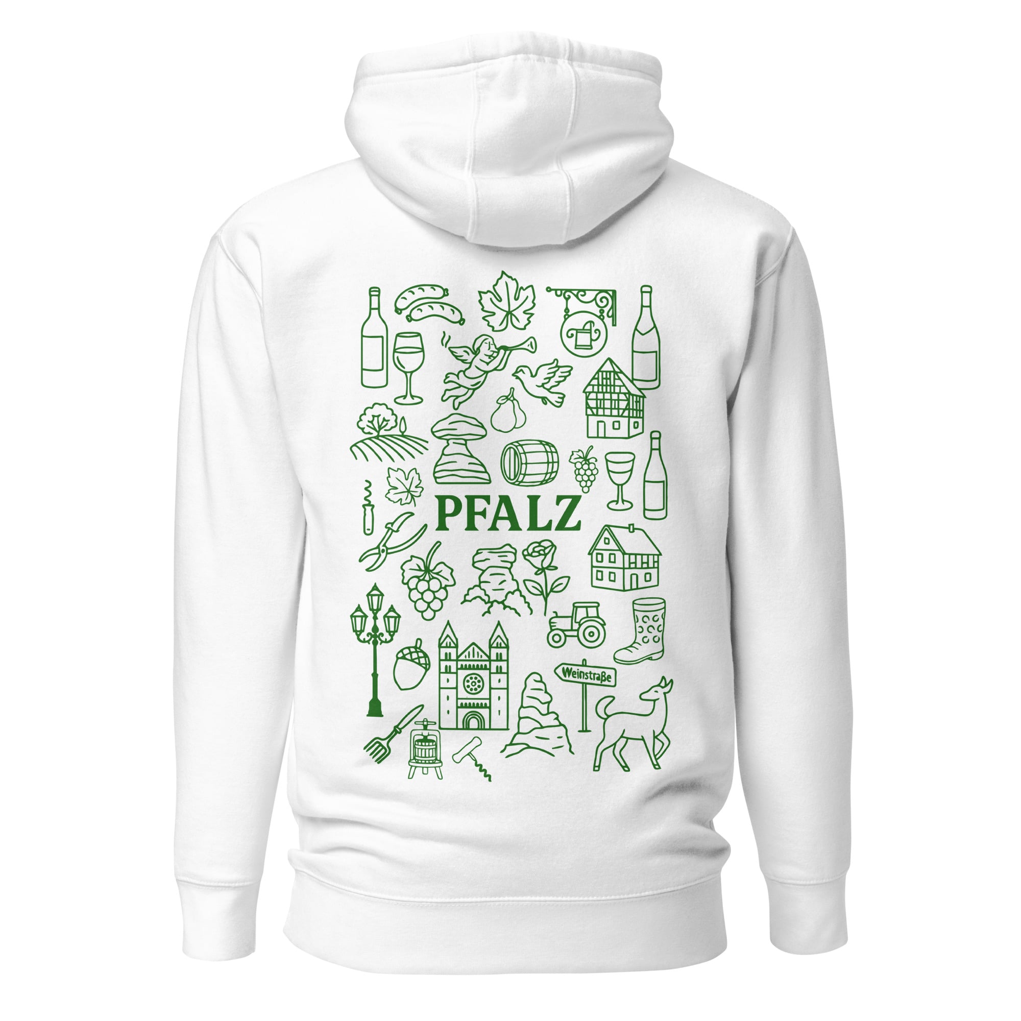 "Pfalz" Icons Backprint Hoodie Unisex