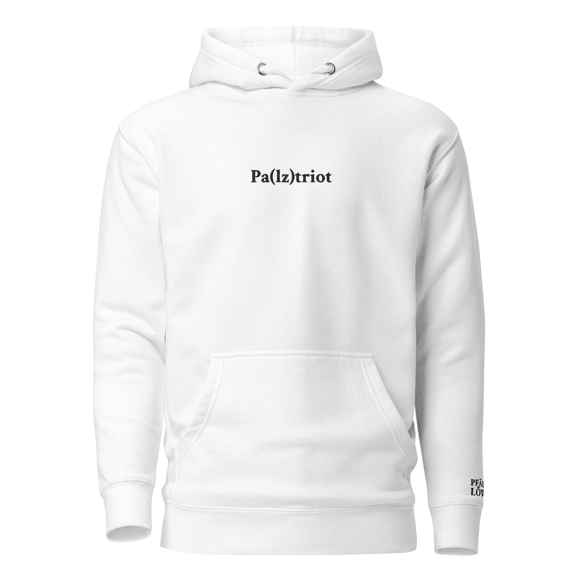 Gestickter "Pa(lz)triot" Hoodie Unisex