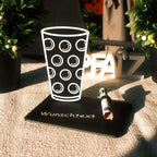 Personalisierbares Geldgeschenk Dubbeglas – Geschenkidee für Weinliebhaber aus der Pfalz - Geschenk Pfälzer Löwen