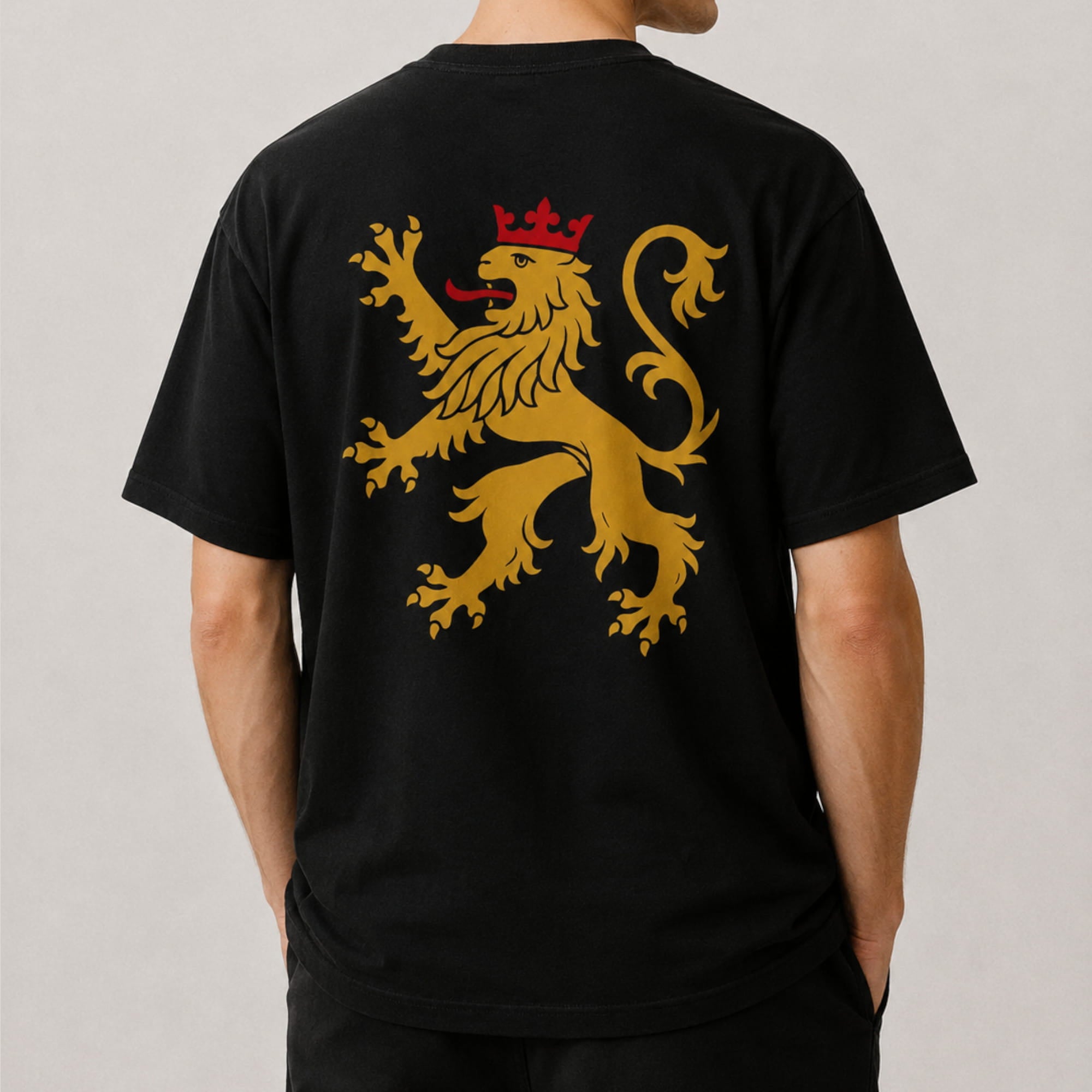 Pfälzer Löwe Backprint Shirt Unisex – Pfalz T-Shirt
