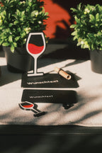 Personalisierbares Geldgeschenk Weinglas – Geschenkidee für Weinliebhaber aus der Pfalz - Geschenk von den Pfälzer Löwen