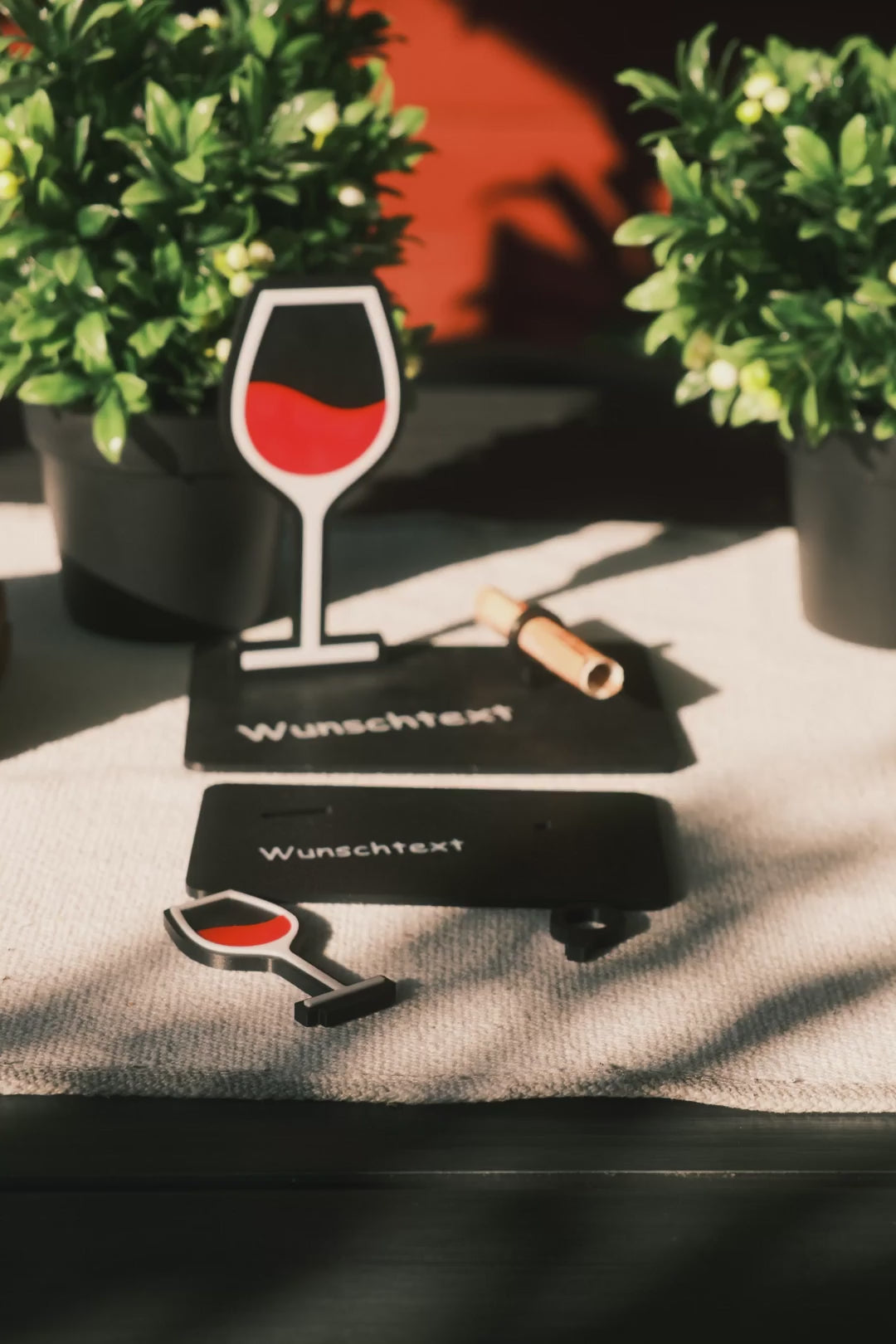Personalisierbares Geldgeschenk Weinglas – Geschenkidee für Weinliebhaber aus der Pfalz - Geschenk von den Pfälzer Löwen