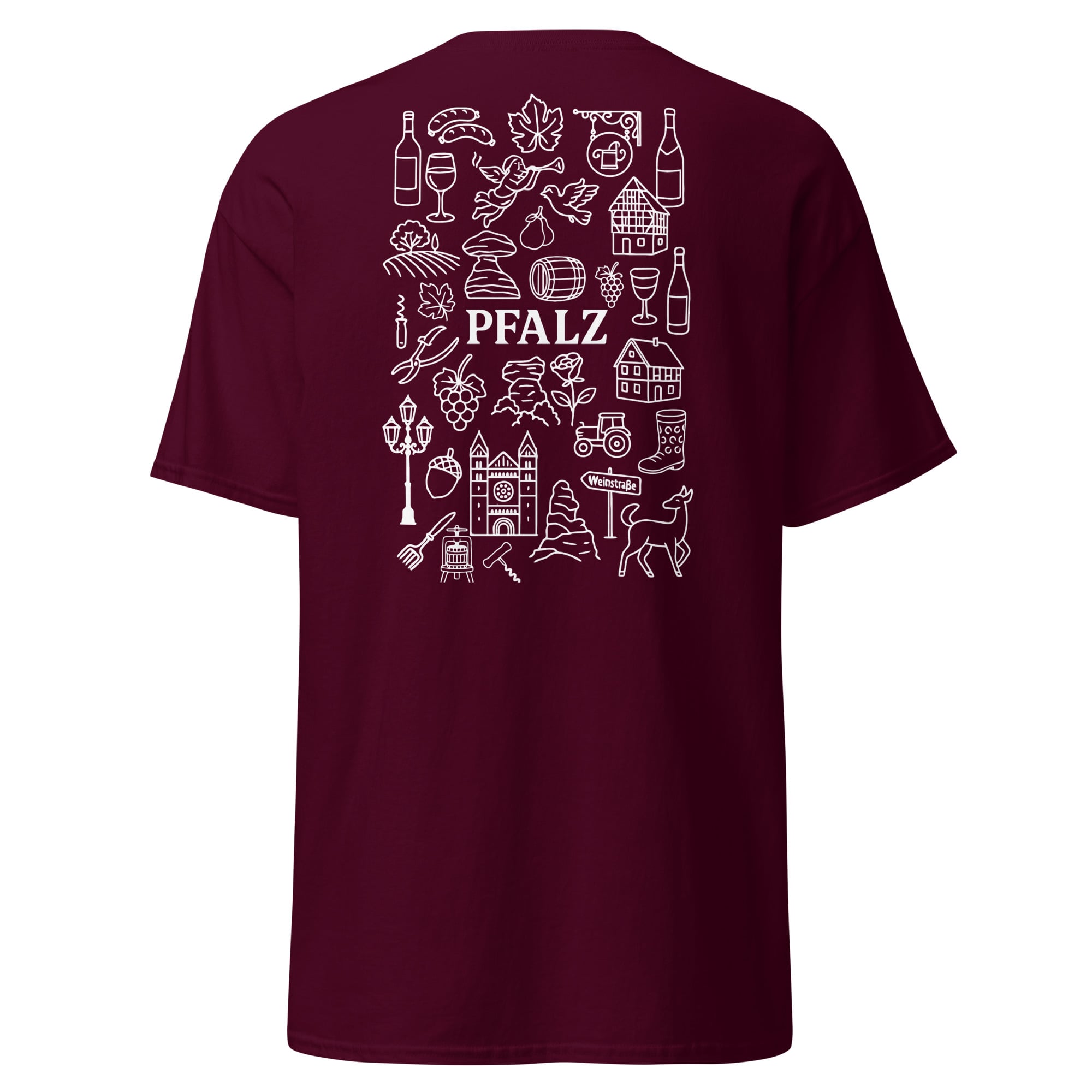 "Pfalz" Icons Backprint Shirt Unisex