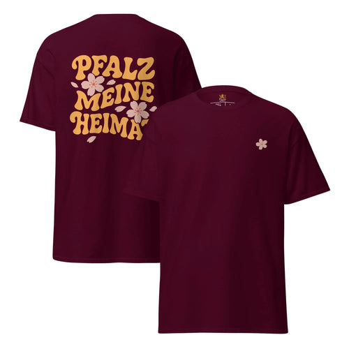 "Pfalz - Meine Heimat" Mandelblüten Shirt Unisex - Pfälzer Löwen