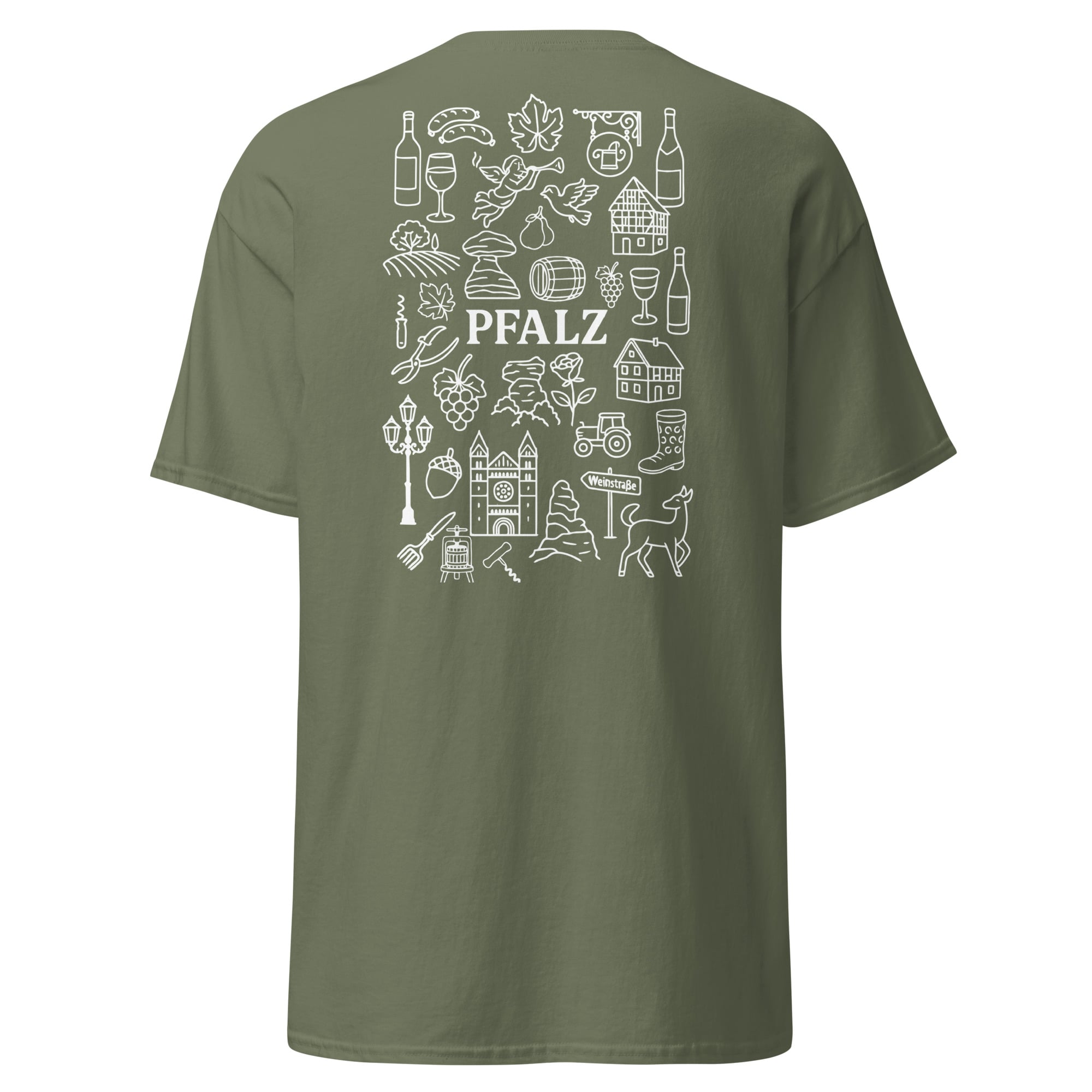 "Pfalz" Icons Backprint Shirt Unisex