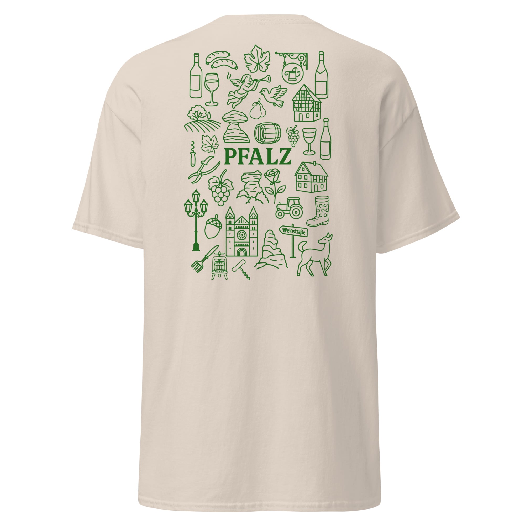 "Pfalz" Icons Backprint Shirt Unisex