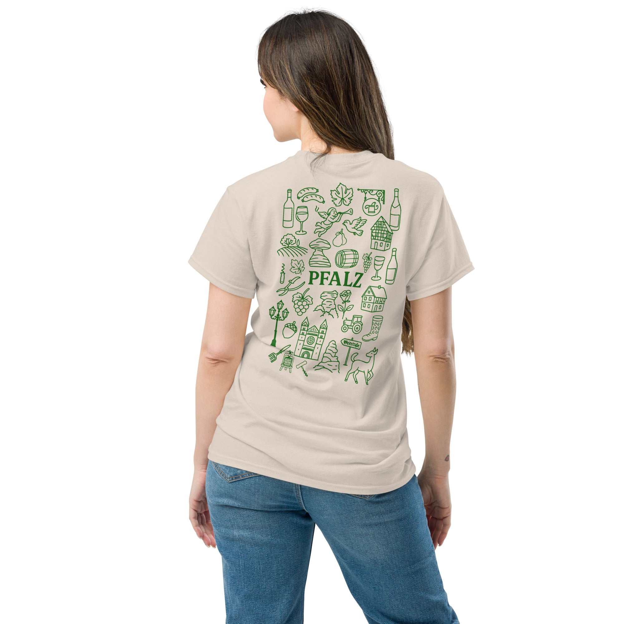 "Pfalz" Icons Backprint Shirt Unisex