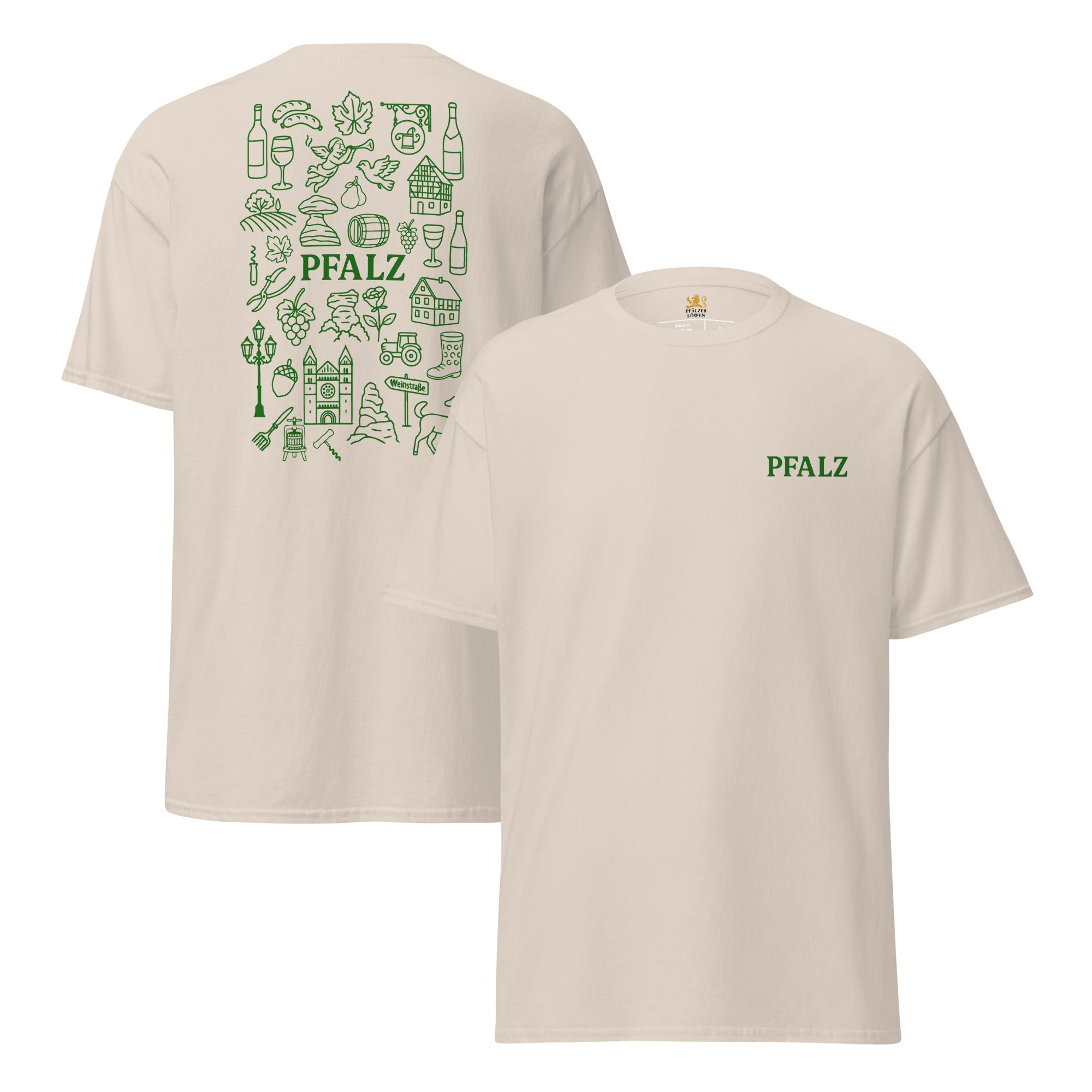 "Pfalz" Icons Backprint Shirt Unisex